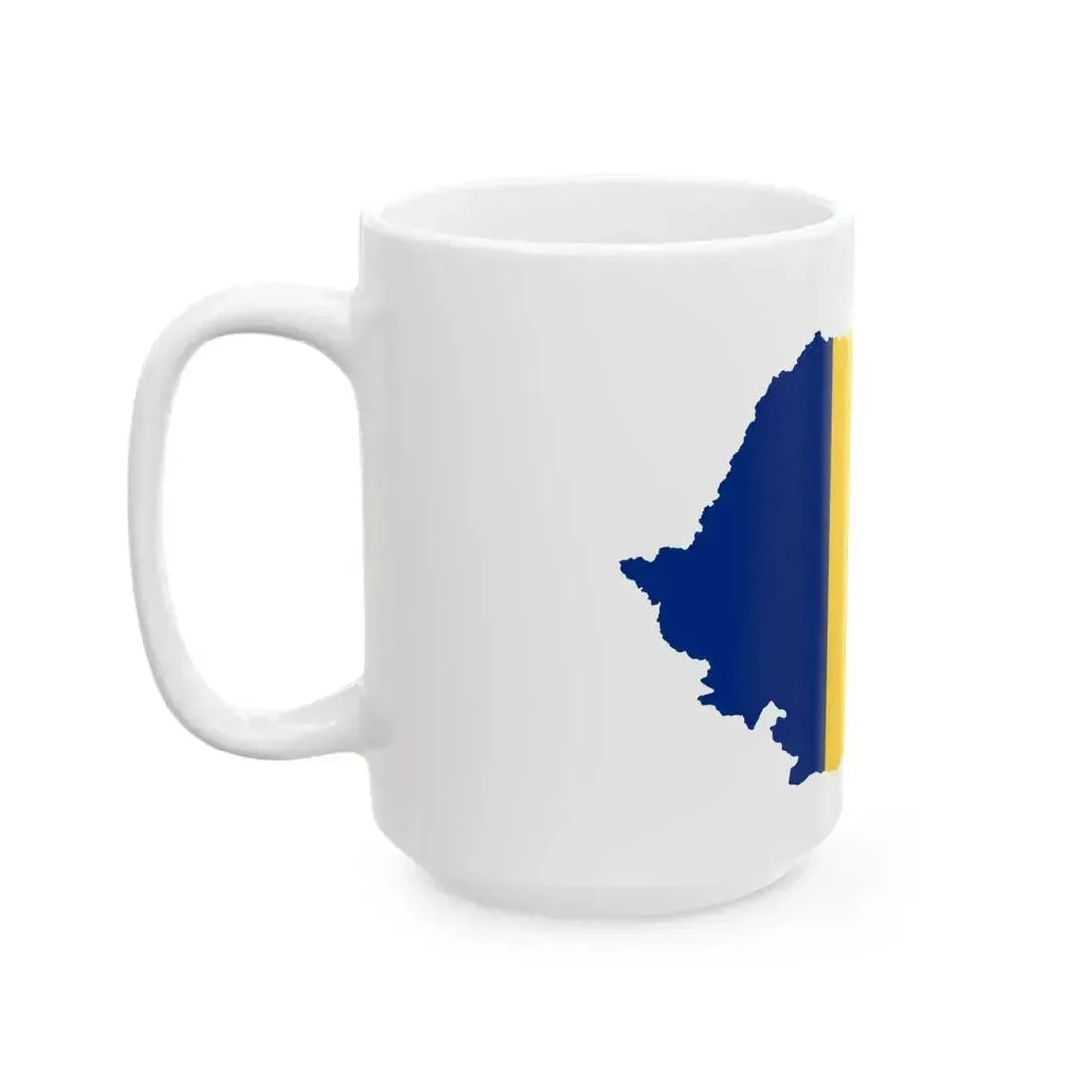 Flag map of Greater Romania (Oman) White Coffee Mug - Go Mug Yourself