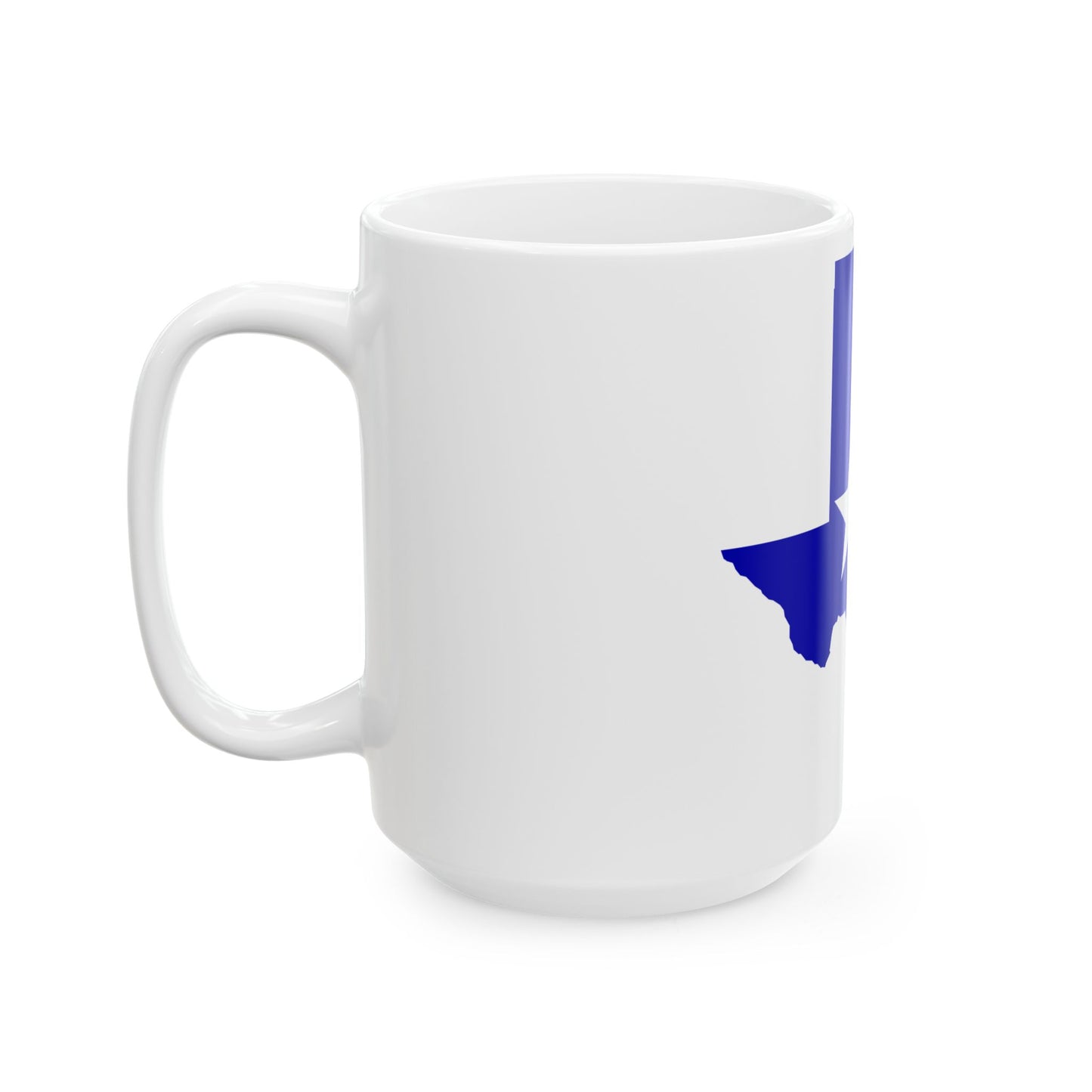Flag Map of Greater Texas (United States) White Coffee Mug-Go Mug Yourself