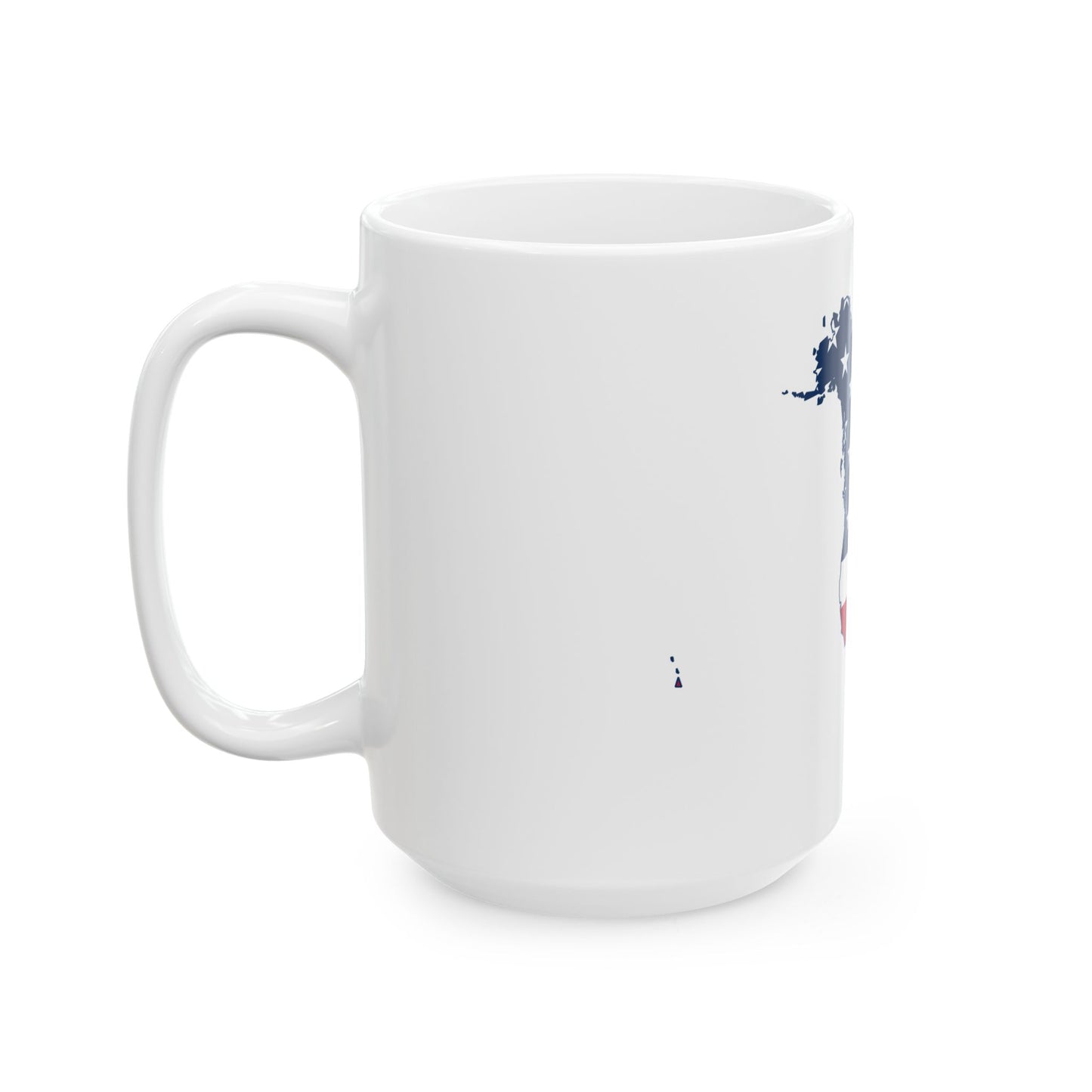 Flag map of Greater Trump United States (Canada) White Coffee Mug-Go Mug Yourself