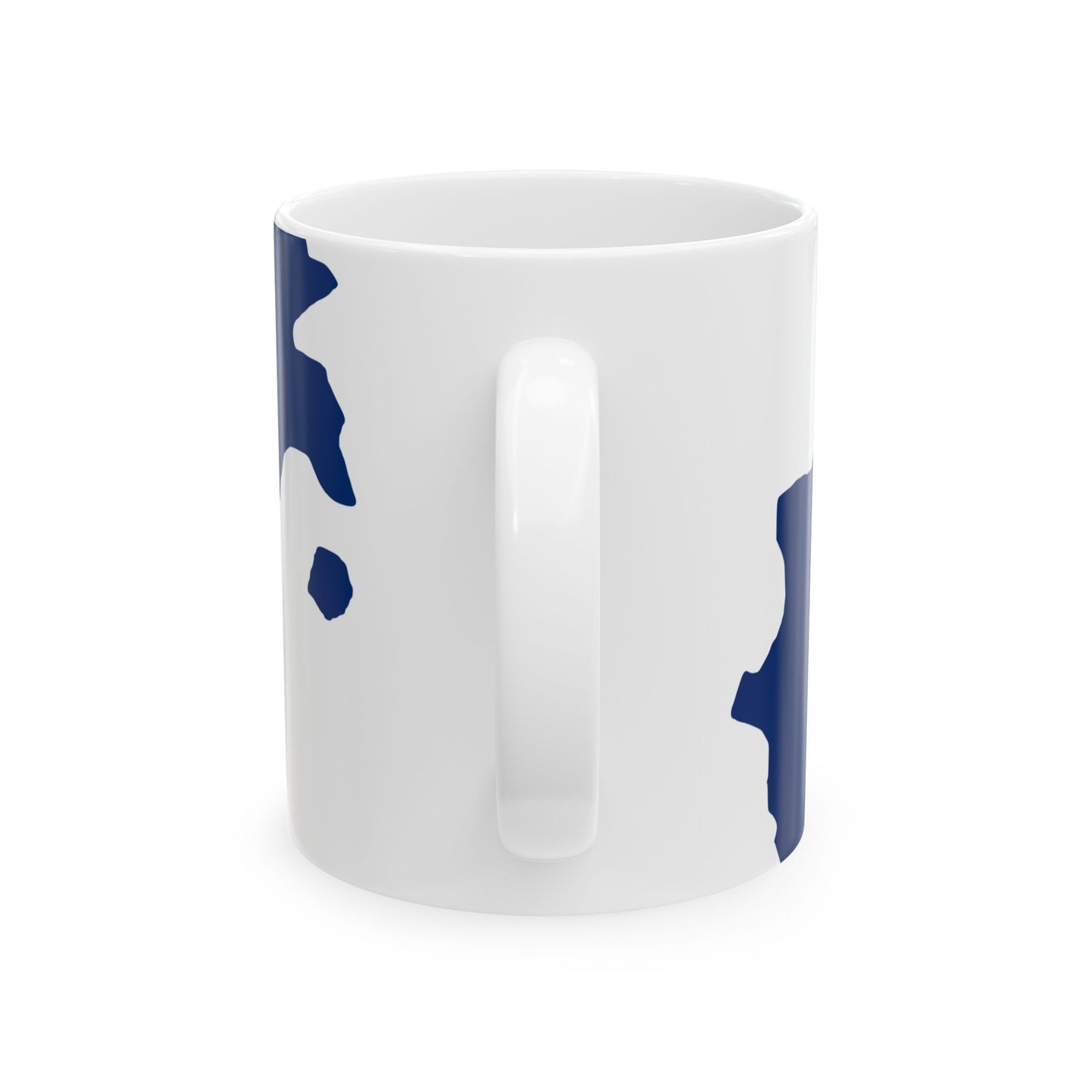 Flag-map of Greek Macedonia (Greece) White Coffee Mug-Go Mug Yourself