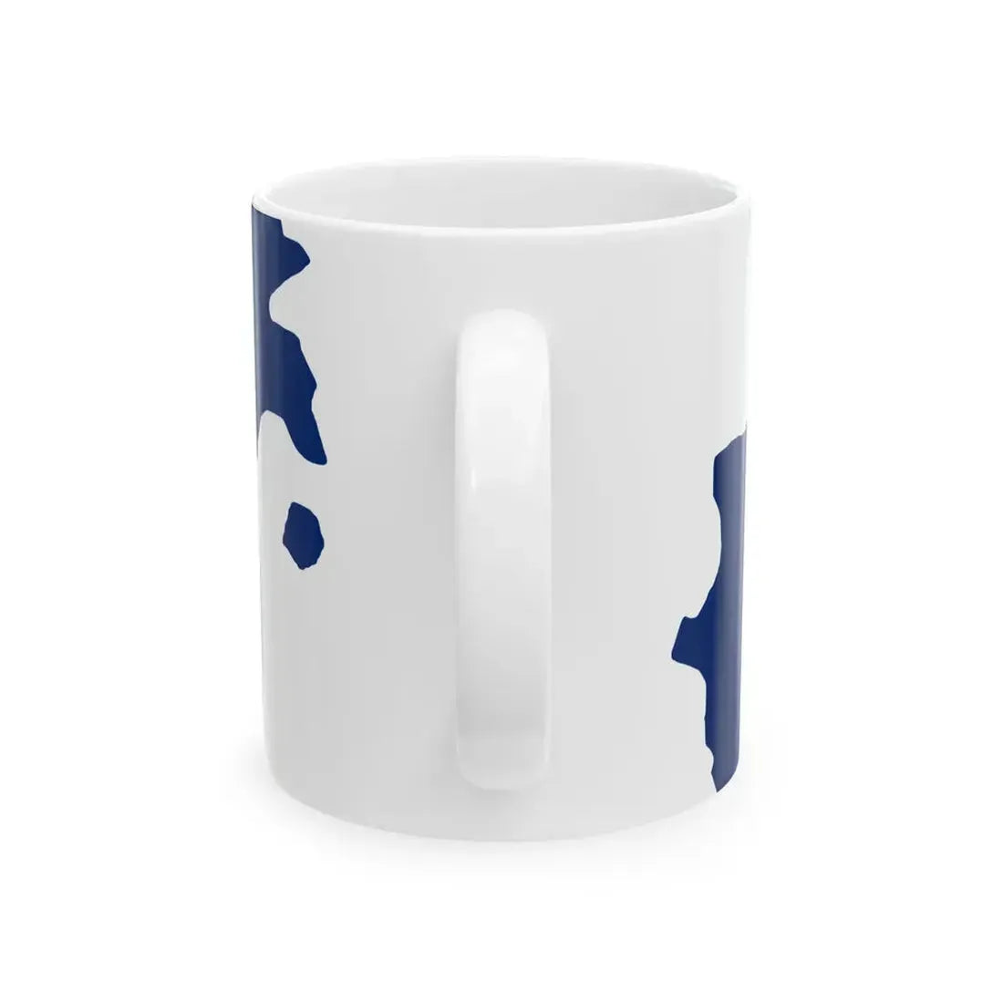 Flag-map of Greek Macedonia (Greece) White Coffee Mug - Go Mug Yourself