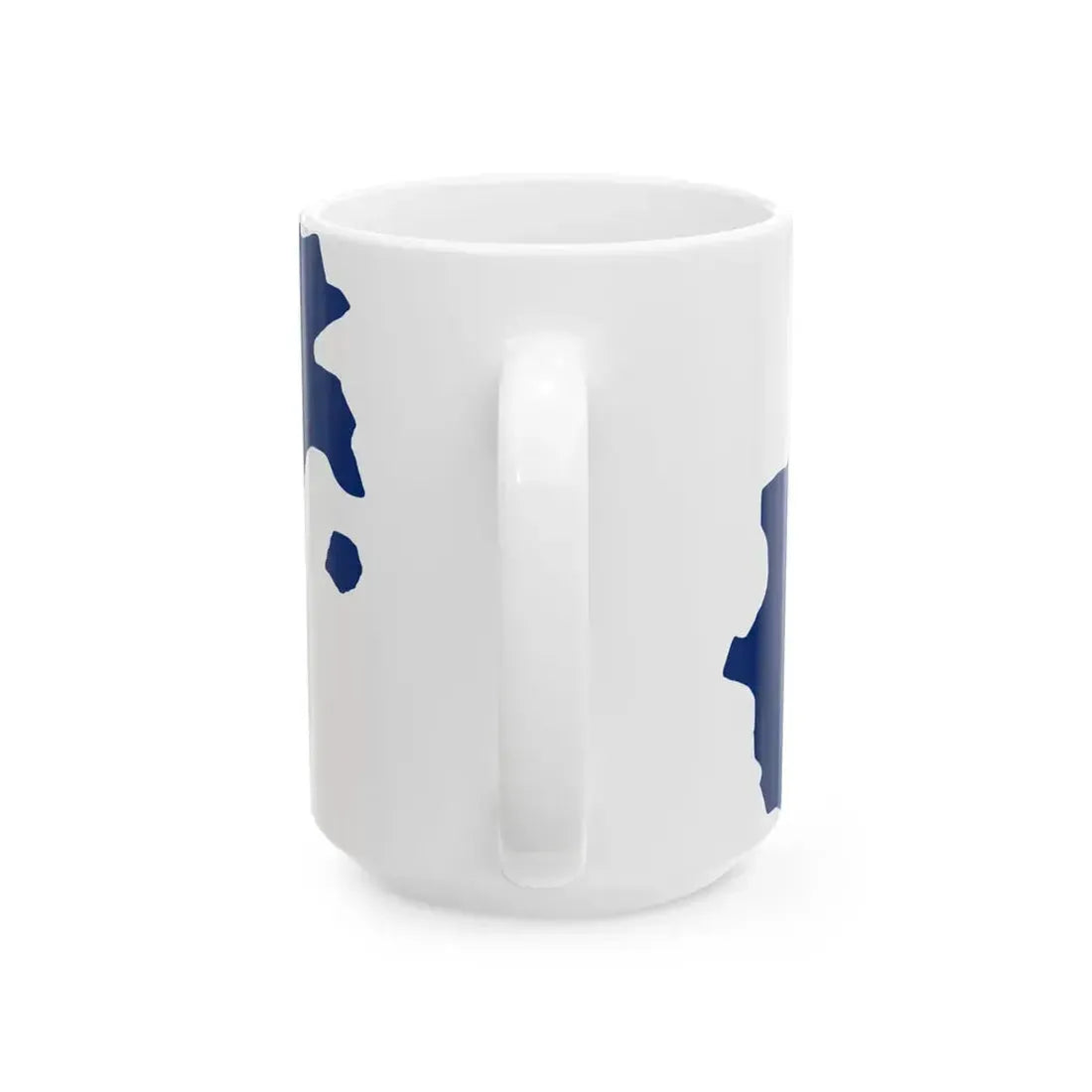 Flag-map of Greek Macedonia (Greece) White Coffee Mug - Go Mug Yourself