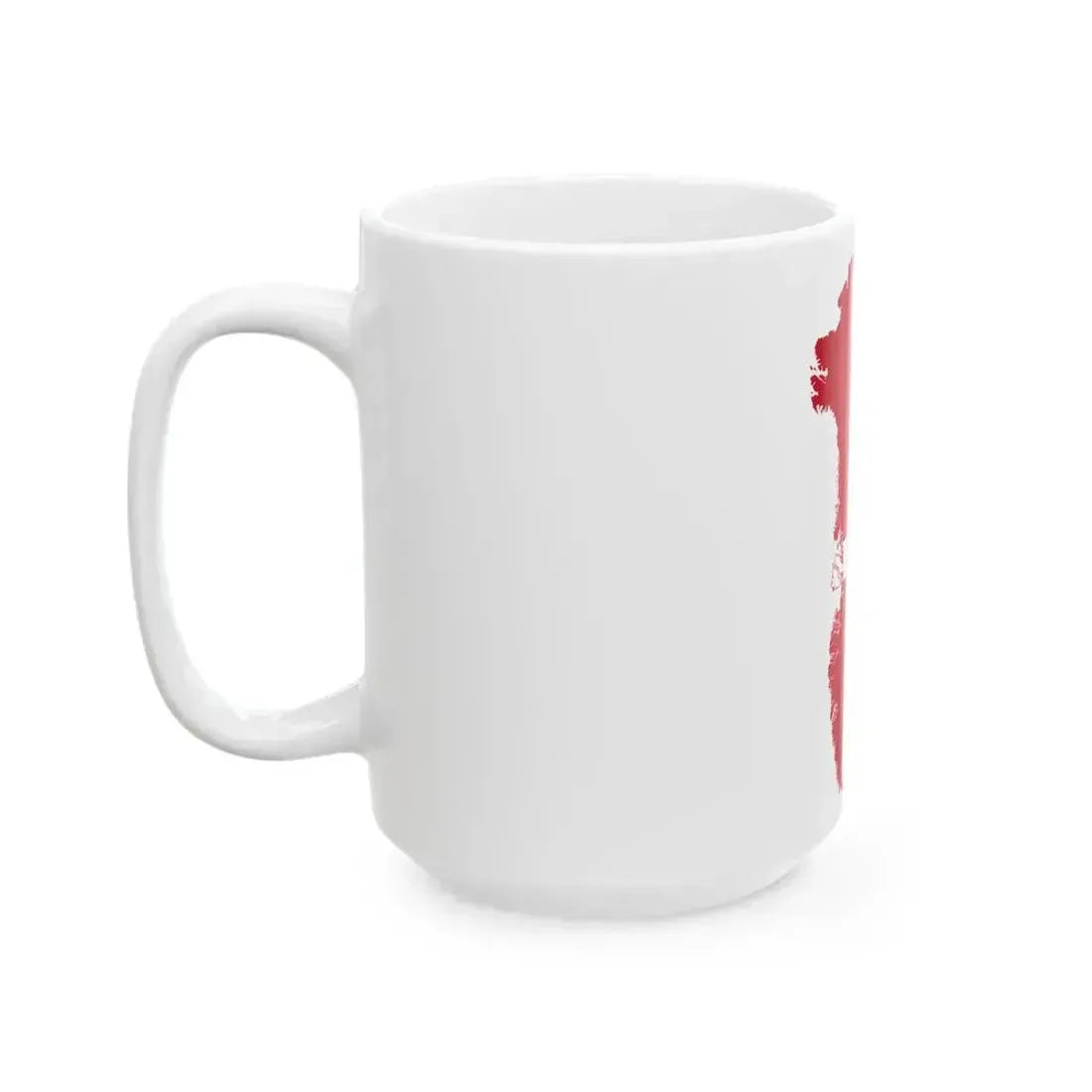 Flag map of Greenland Denmark (Denmark) White Coffee Mug - Go Mug Yourself