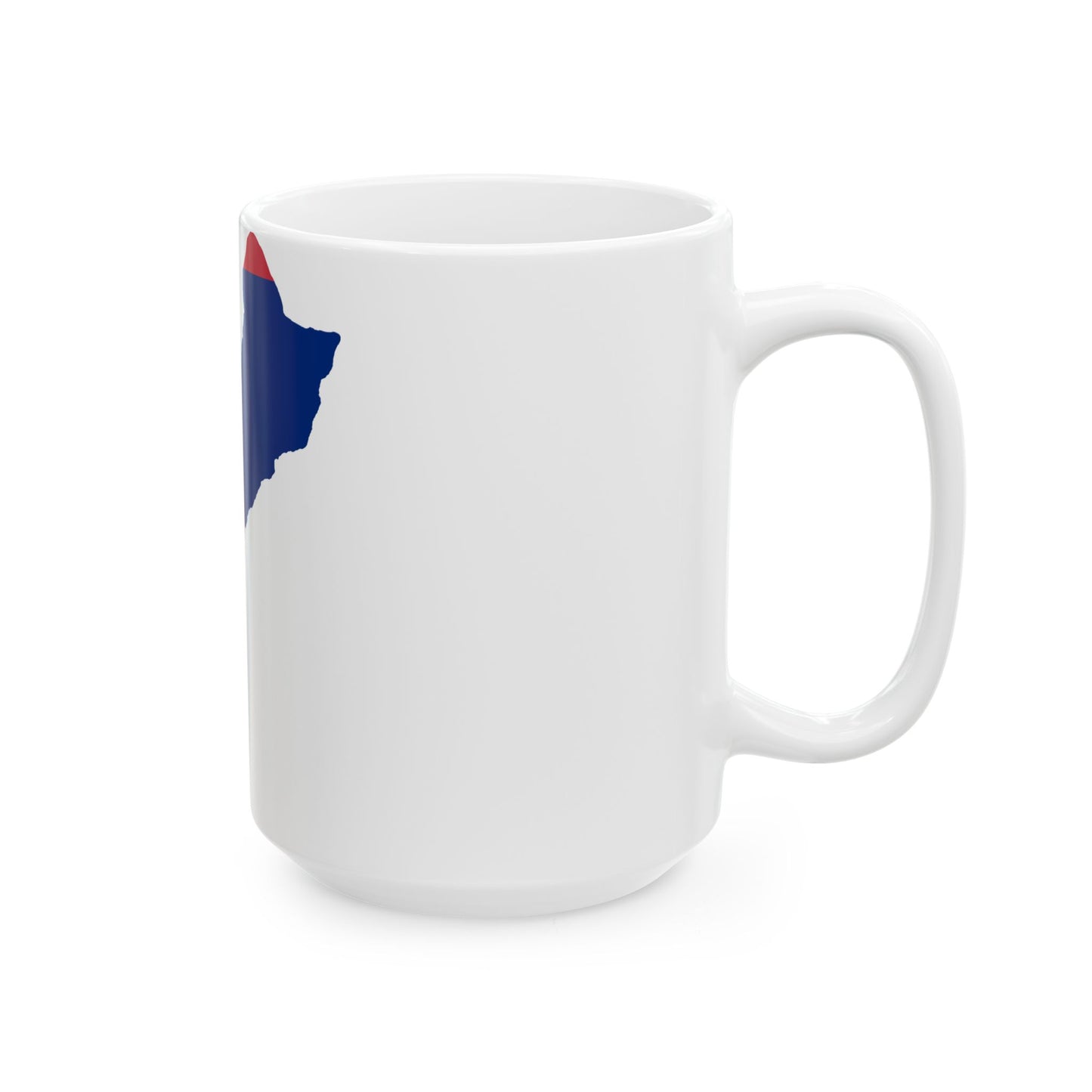 Flag map of Guam (United States) White Coffee Mug-Go Mug Yourself