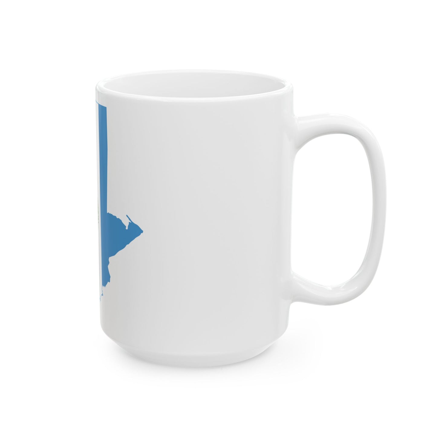 Flag map of Guatemala (Guatemala) White Coffee Mug-Go Mug Yourself