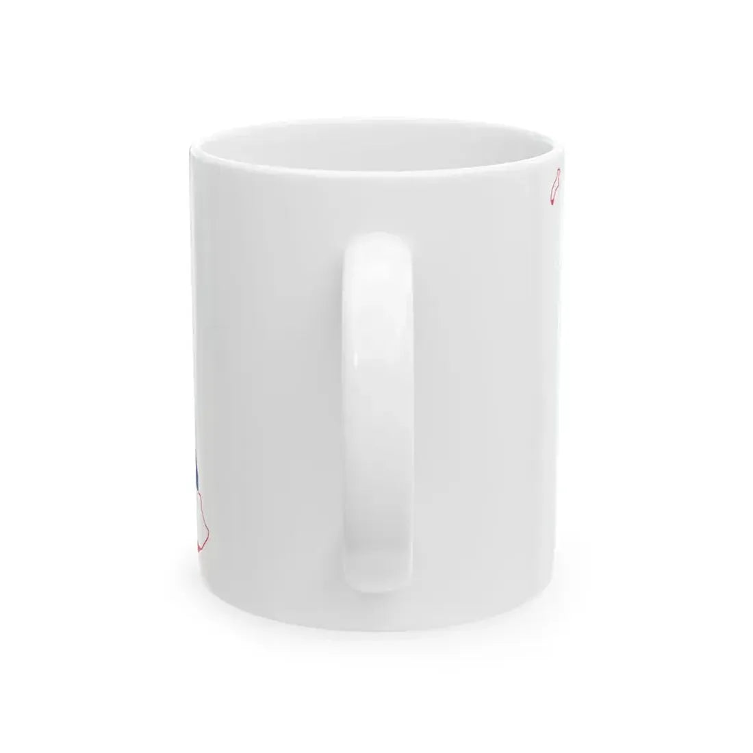Flag-map of Hawaii (United States) White Coffee Mug - Go Mug Yourself