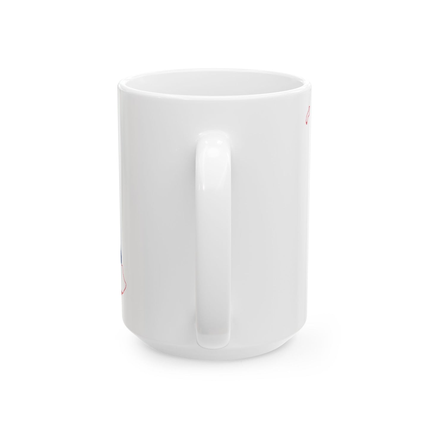 Flag-map of Hawaii (United States) White Coffee Mug-Go Mug Yourself