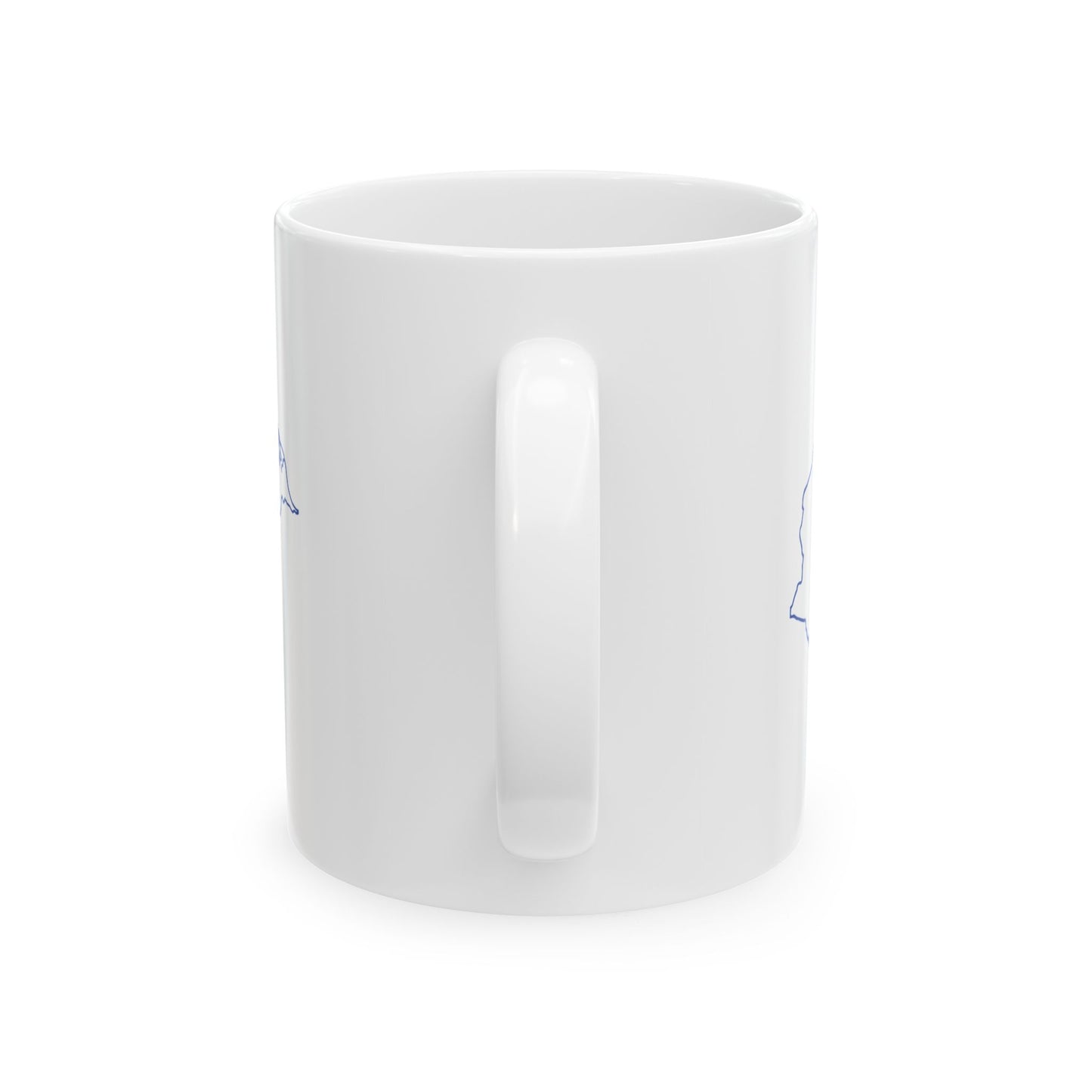 Flag map of Honduras 1949 - 2022 (Honduras) White Coffee Mug-Go Mug Yourself