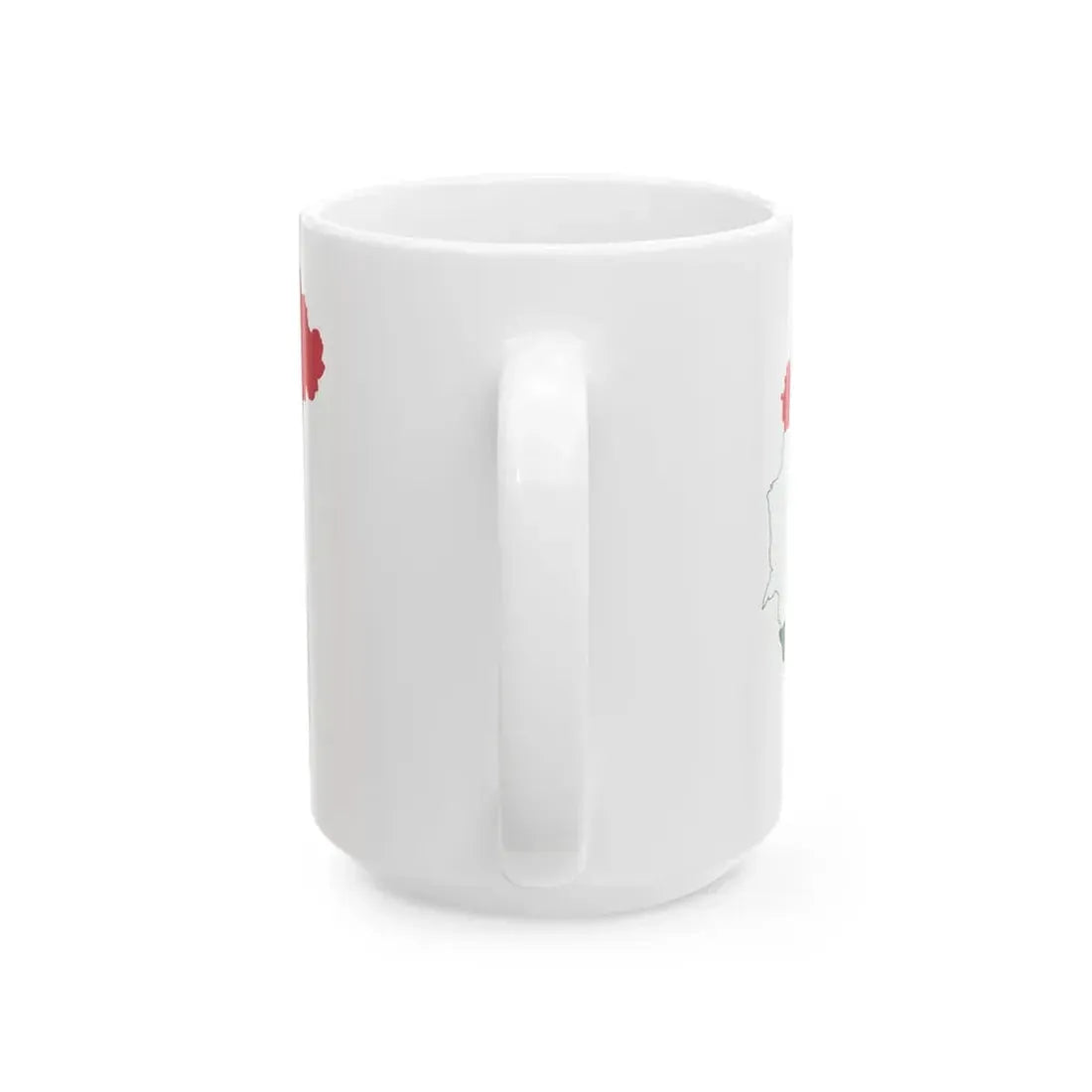 Flag-map of Hungary 1921 (Hungary) White Coffee Mug - Go Mug Yourself