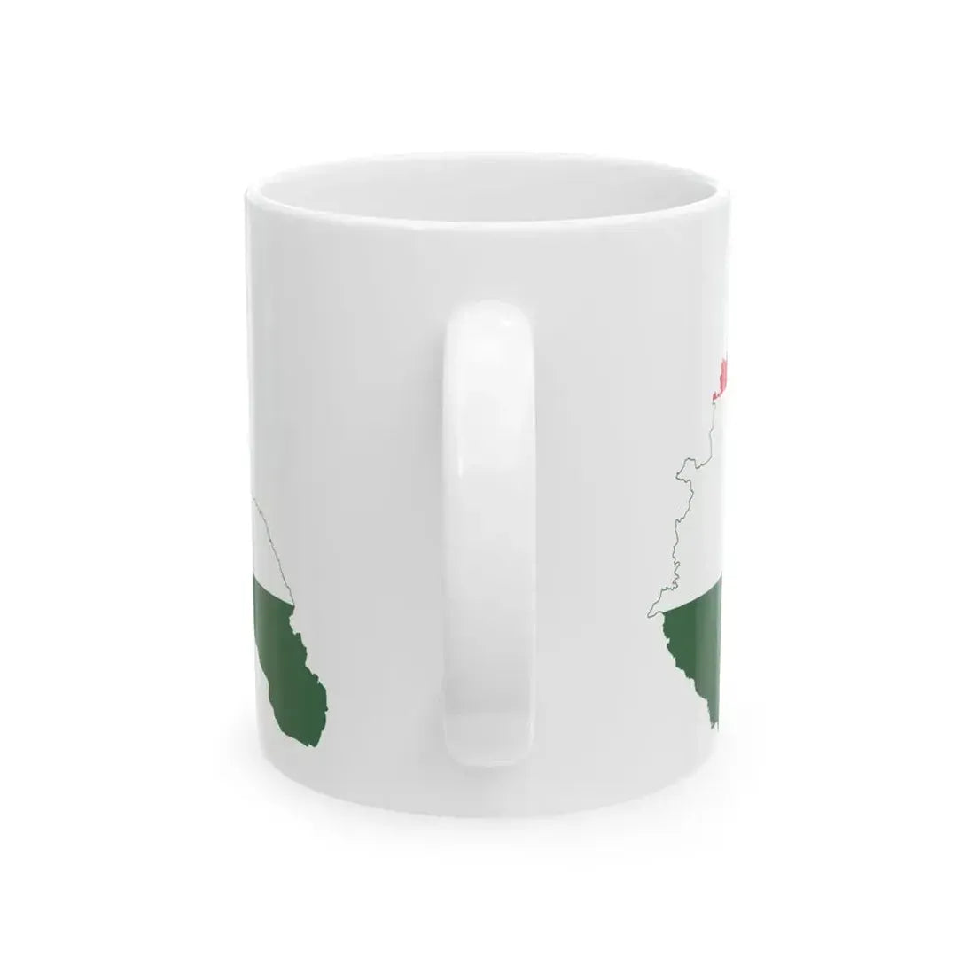 Flag-map of Hungary 1940-1941 (Hungary) White Coffee Mug - Go Mug Yourself