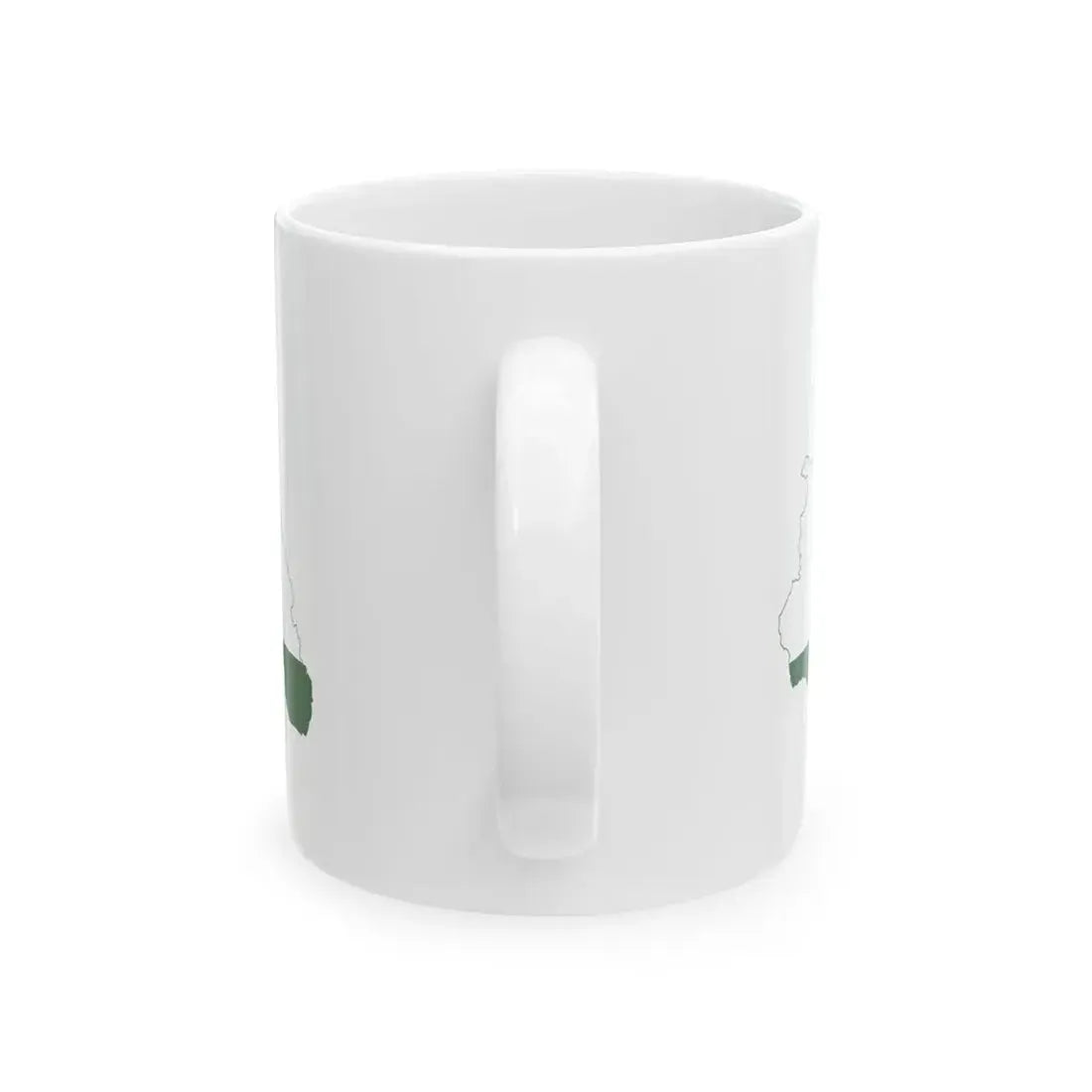 Flag-map of Hungary 1941-1945 (Hungary) White Coffee Mug - Go Mug Yourself