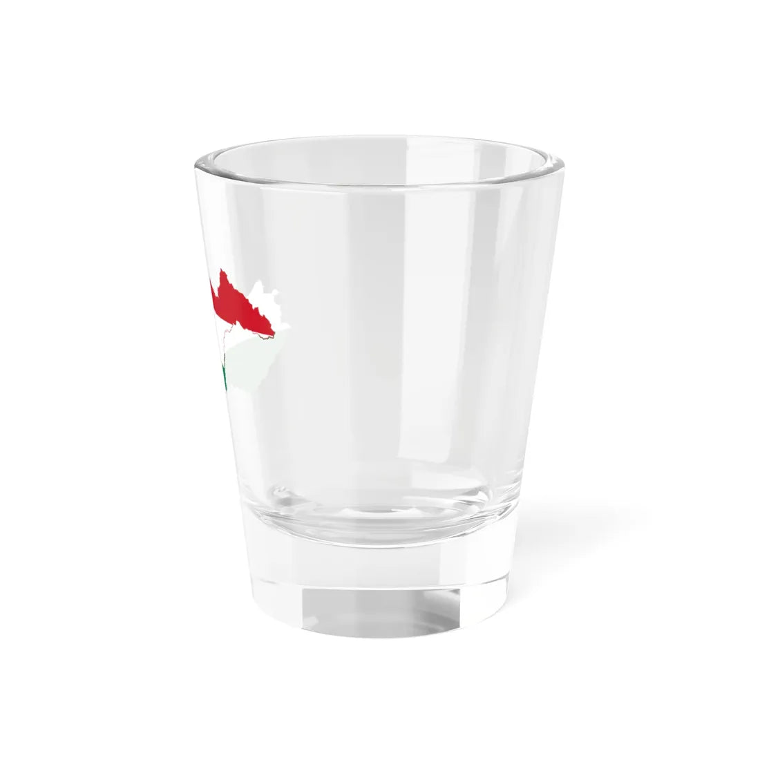 Flag-map of Hungary with Zakarpattia Oblast (Hungary) Shot Glass 1.5oz - Go Mug Yourself