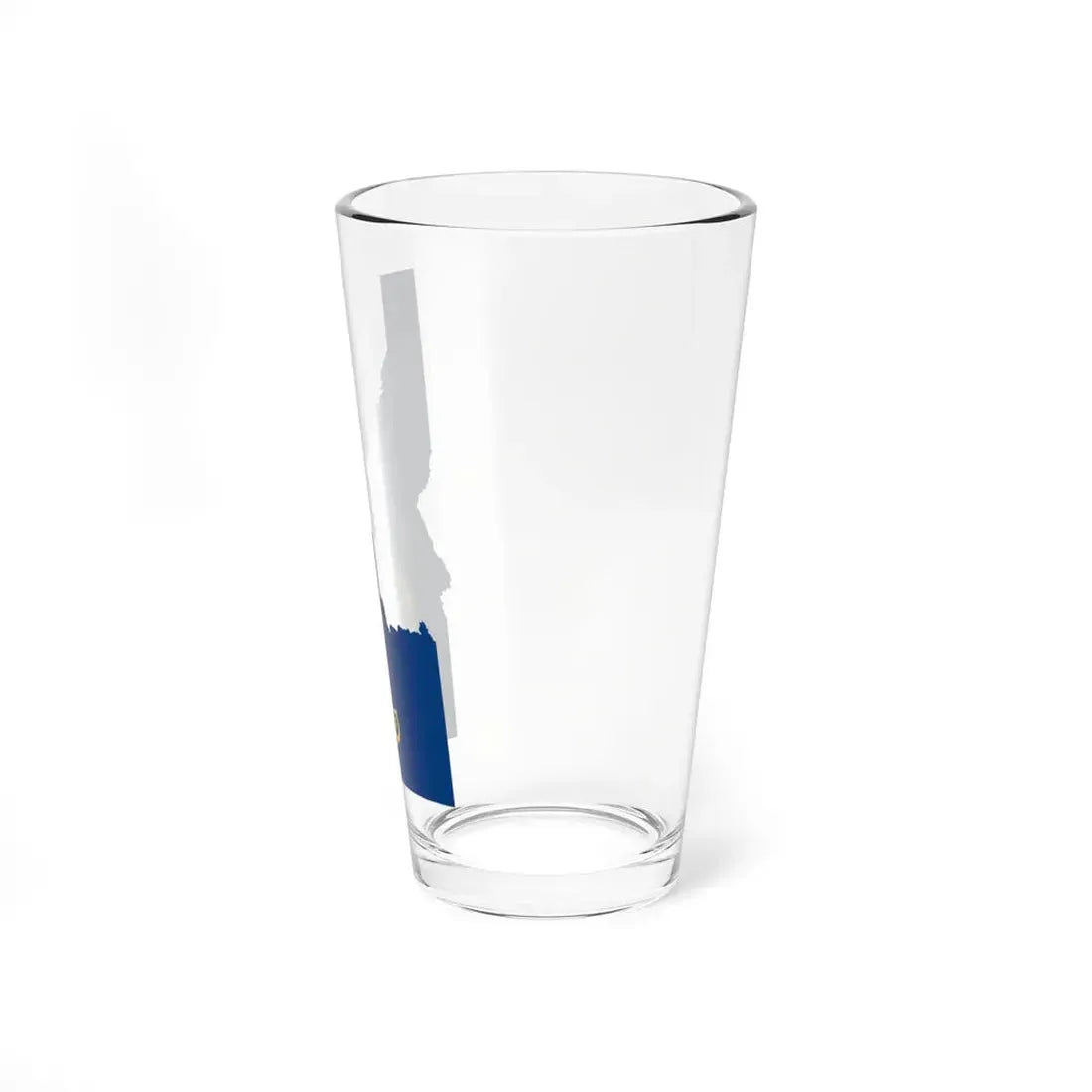 Flag-map of Idaho (United States) Pint Glass 16oz - Go Mug Yourself