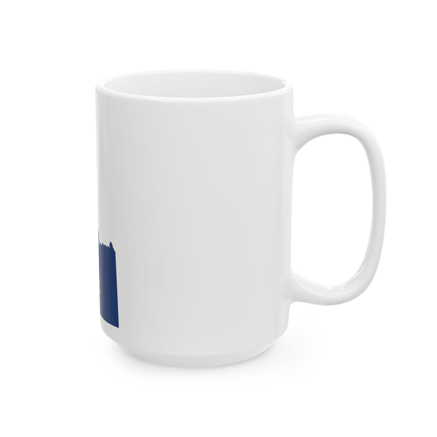 Flag-map of Idaho (United States) White Coffee Mug-Go Mug Yourself