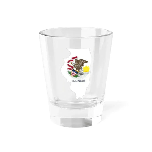 Flag map of Illinois (United States) Shot Glass 1.5oz 1.5oz - Go Mug Yourself
