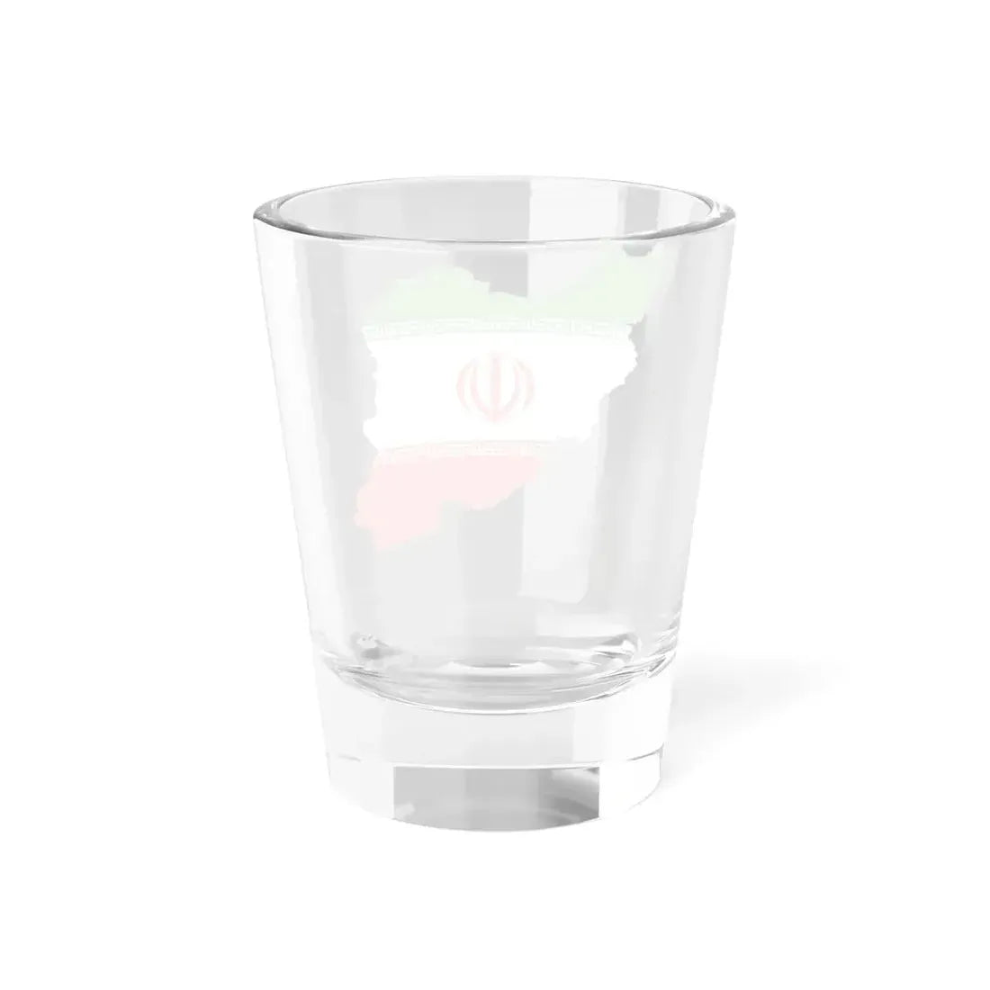 Flag map of Iran (Iran) Shot Glass 1.5oz - Go Mug Yourself