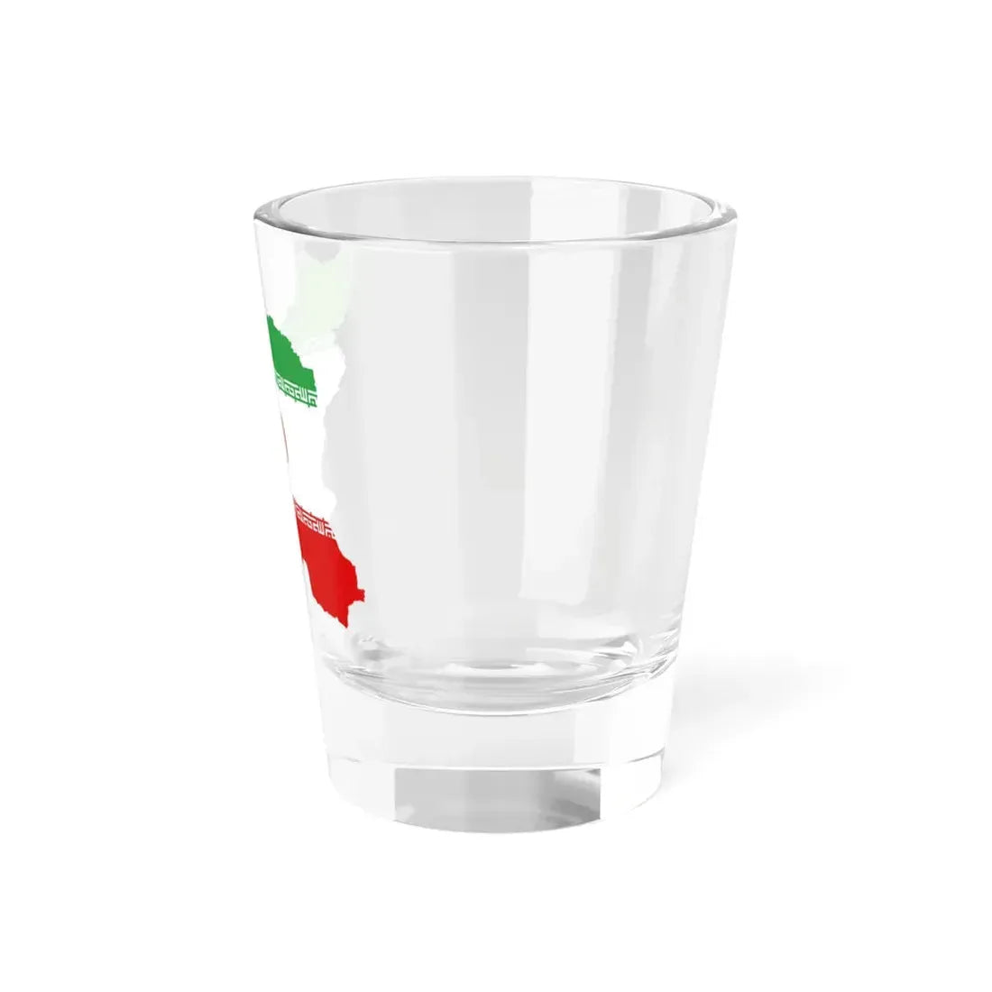 Flag map of Iran (Iran) Shot Glass 1.5oz - Go Mug Yourself