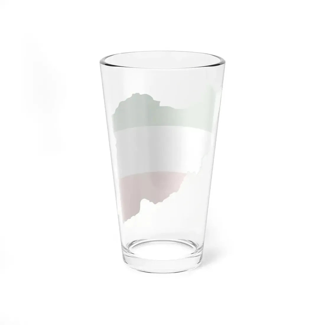 Flag-map of Iran tricolour (Iran) Pint Glass 16oz - Go Mug Yourself