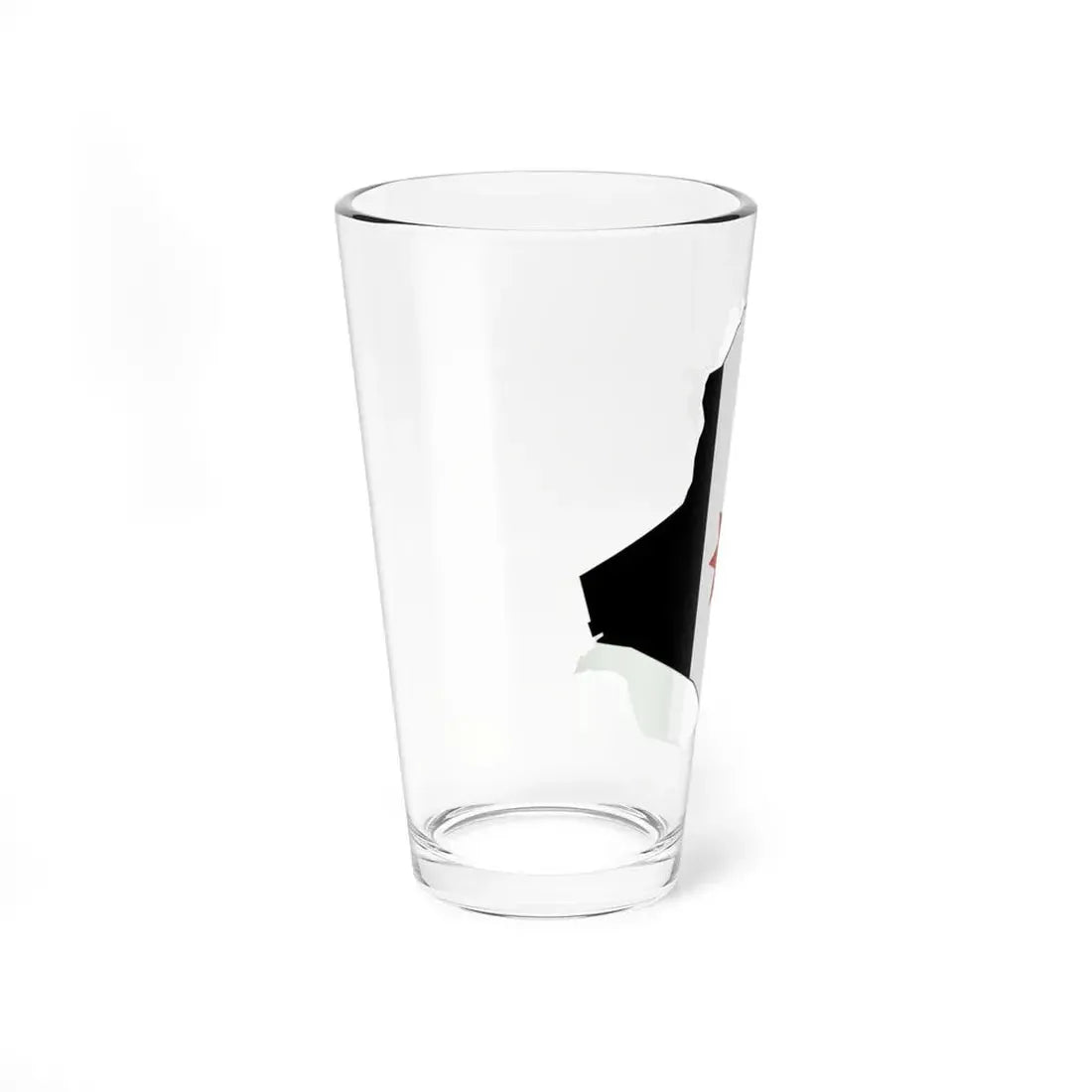 Flag-map of Iraq 1959-1963 (Iraq) Pint Glass 16oz - Go Mug Yourself