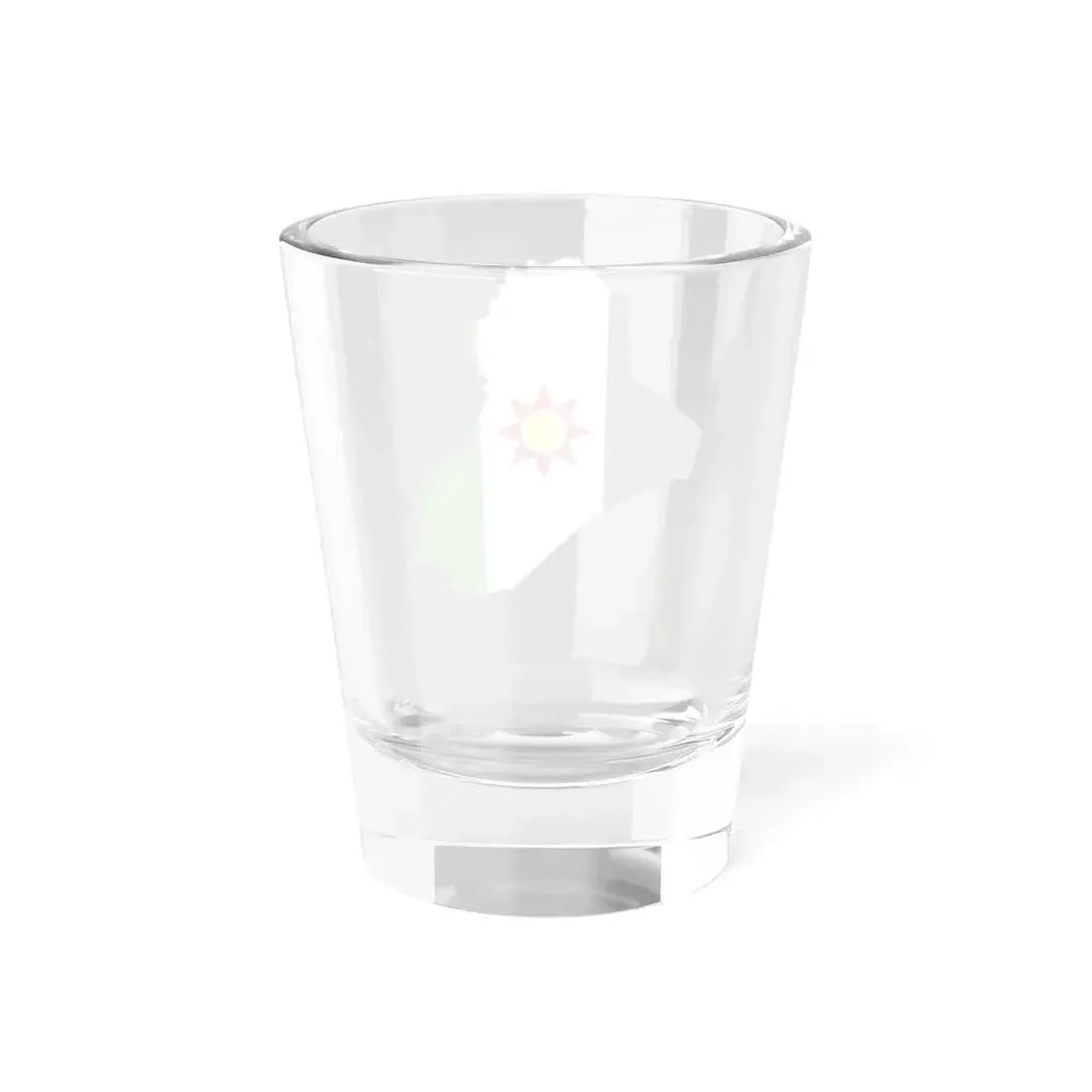 Flag-map of Iraq 1959-1963 (Iraq) Shot Glass 1.5oz - Go Mug Yourself