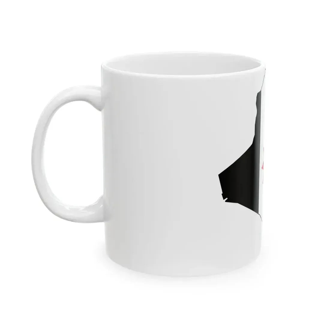 Flag-map of Iraq 1959-1963 (Iraq) White Coffee Mug - Go Mug Yourself