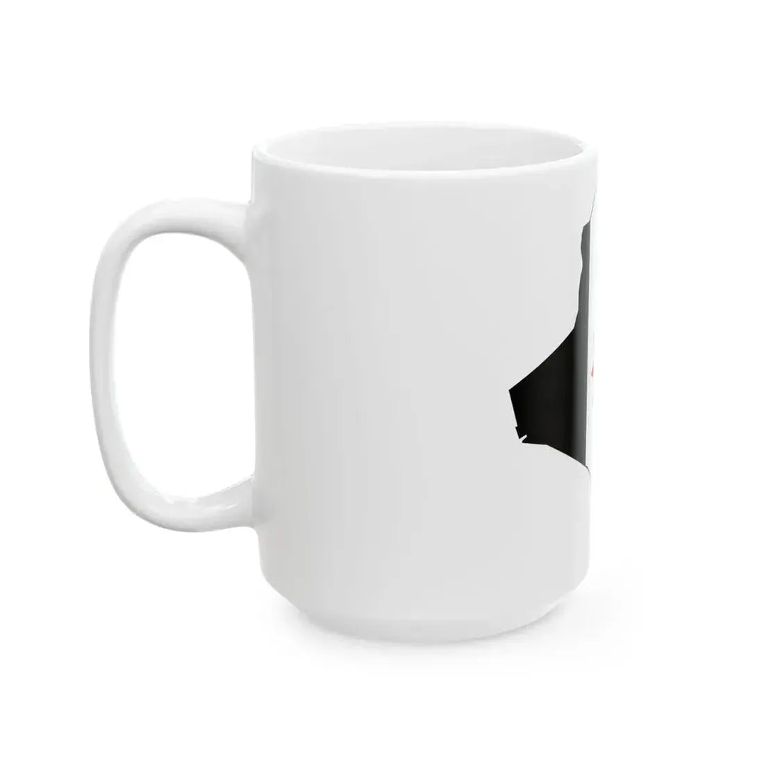 Flag-map of Iraq 1959-1963 (Iraq) White Coffee Mug - Go Mug Yourself