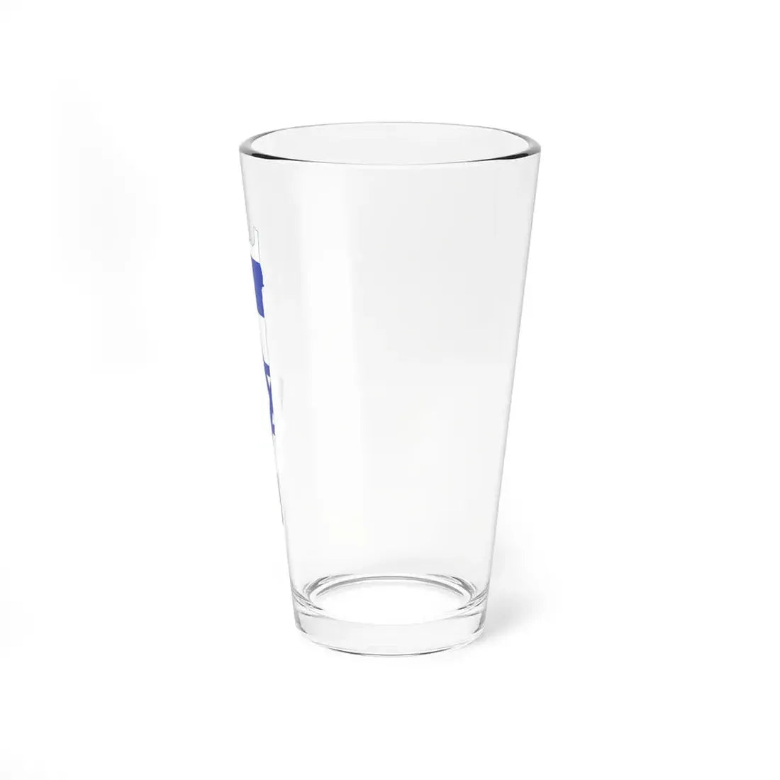 Flag map of Israel including Palestinian territories (Israel) Pint Glass 16oz - Go Mug Yourself