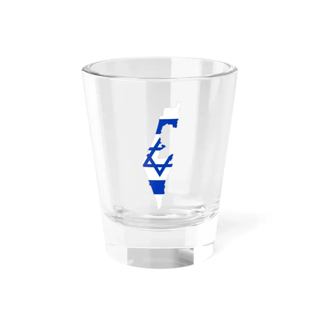 Flag-map of Israel (Israel) Shot Glass 1.5oz 1.5oz - Go Mug Yourself