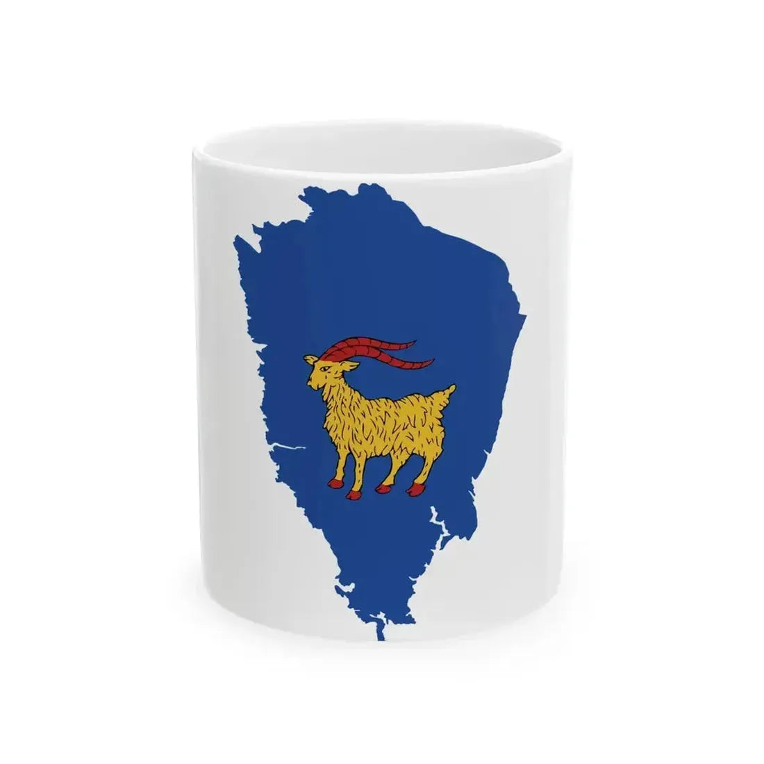 Flag map of Istria Peninsula (Croatia) White Coffee Mug 11oz - Go Mug Yourself