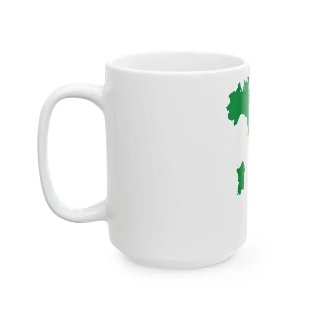 Flag-map of Italy 1870-1919 (Italy) White Coffee Mug - Go Mug Yourself