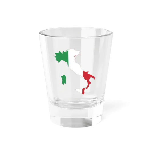 Flag-map of Italy (Italy) Shot Glass 1.5oz 1.5oz - Go Mug Yourself