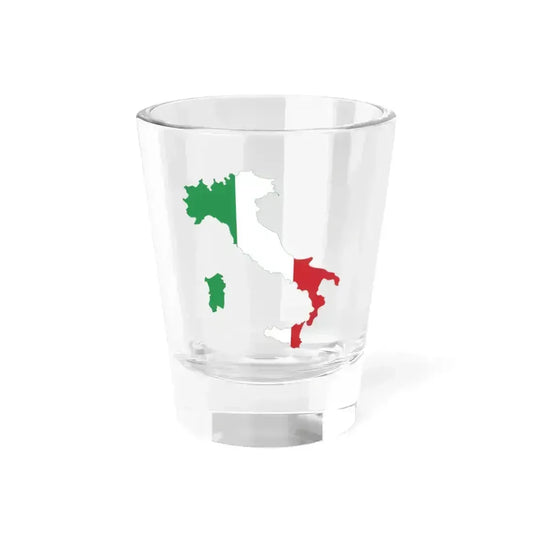 Flag map of Italy (Italy) Shot Glass 1.5oz 1.5oz - Go Mug Yourself