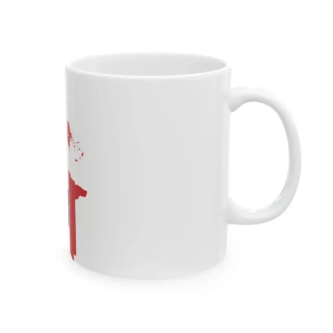 Flag Map of Italy November 1942 (Italy) White Coffee Mug - Go Mug Yourself