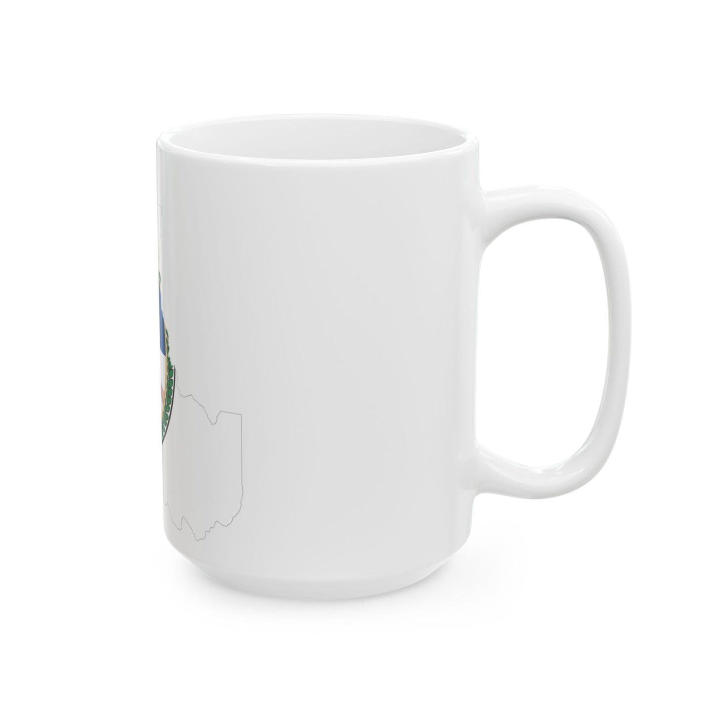 Flag-map of Jujuy Province (Argentina) White Coffee Mug-Go Mug Yourself