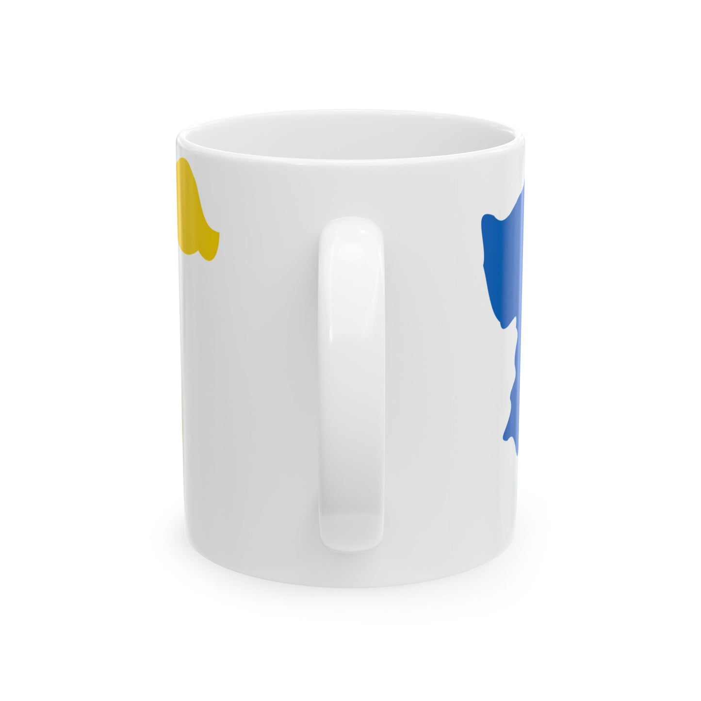 Flag-map of Kabylia (Algeria) White Coffee Mug-Go Mug Yourself