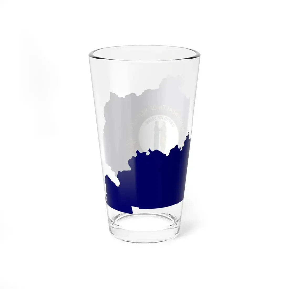 Flag-map of Kentucky (United States) Pint Glass 16oz - Go Mug Yourself