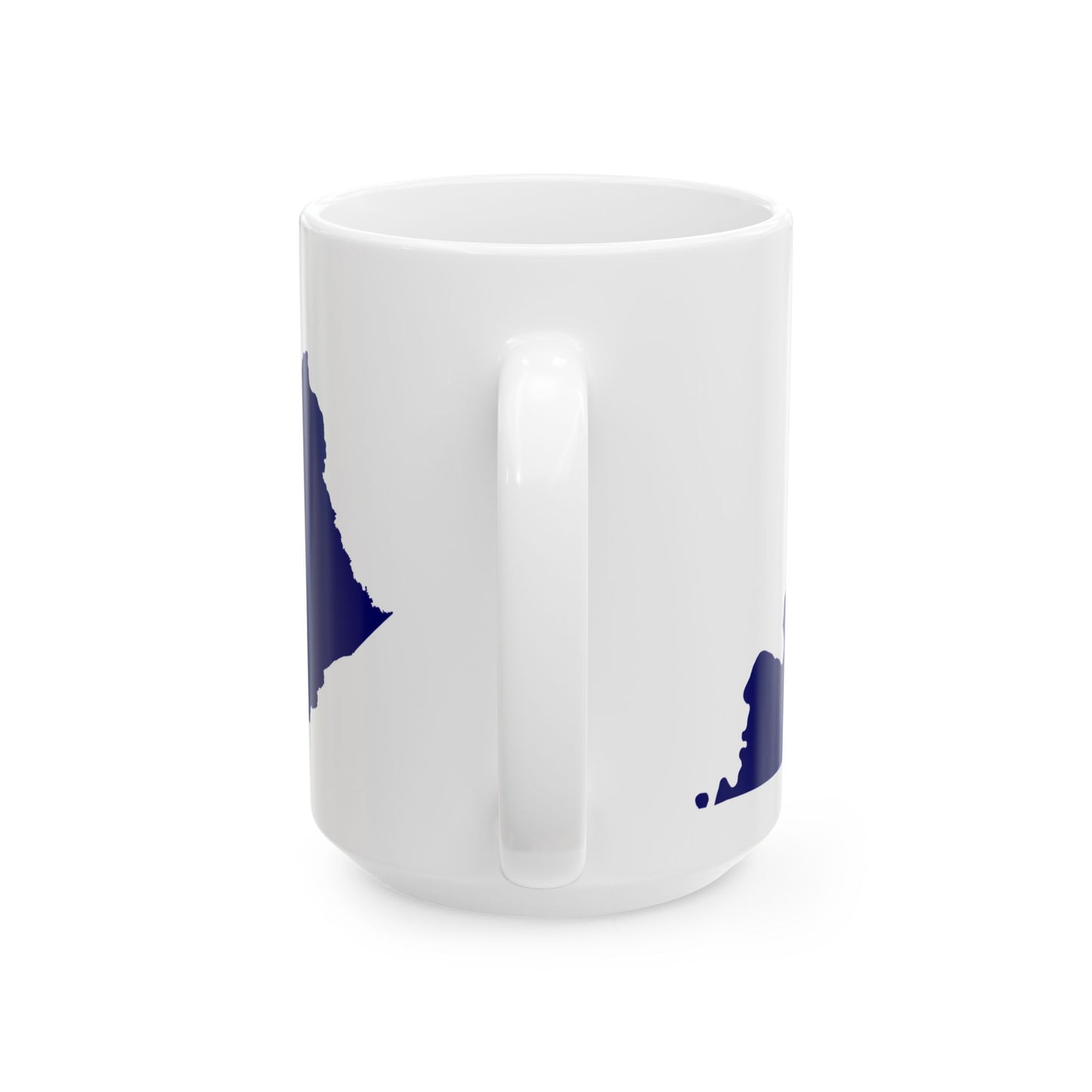 Flag-map of Kentucky (United States) White Coffee Mug-Go Mug Yourself