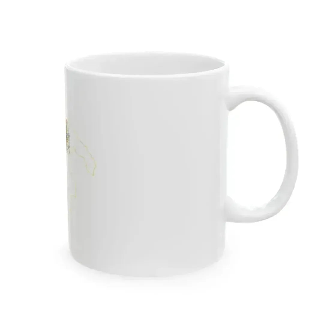 Flag map of Kingdom of the Two Sicilies (Italy) White Coffee Mug - Go Mug Yourself