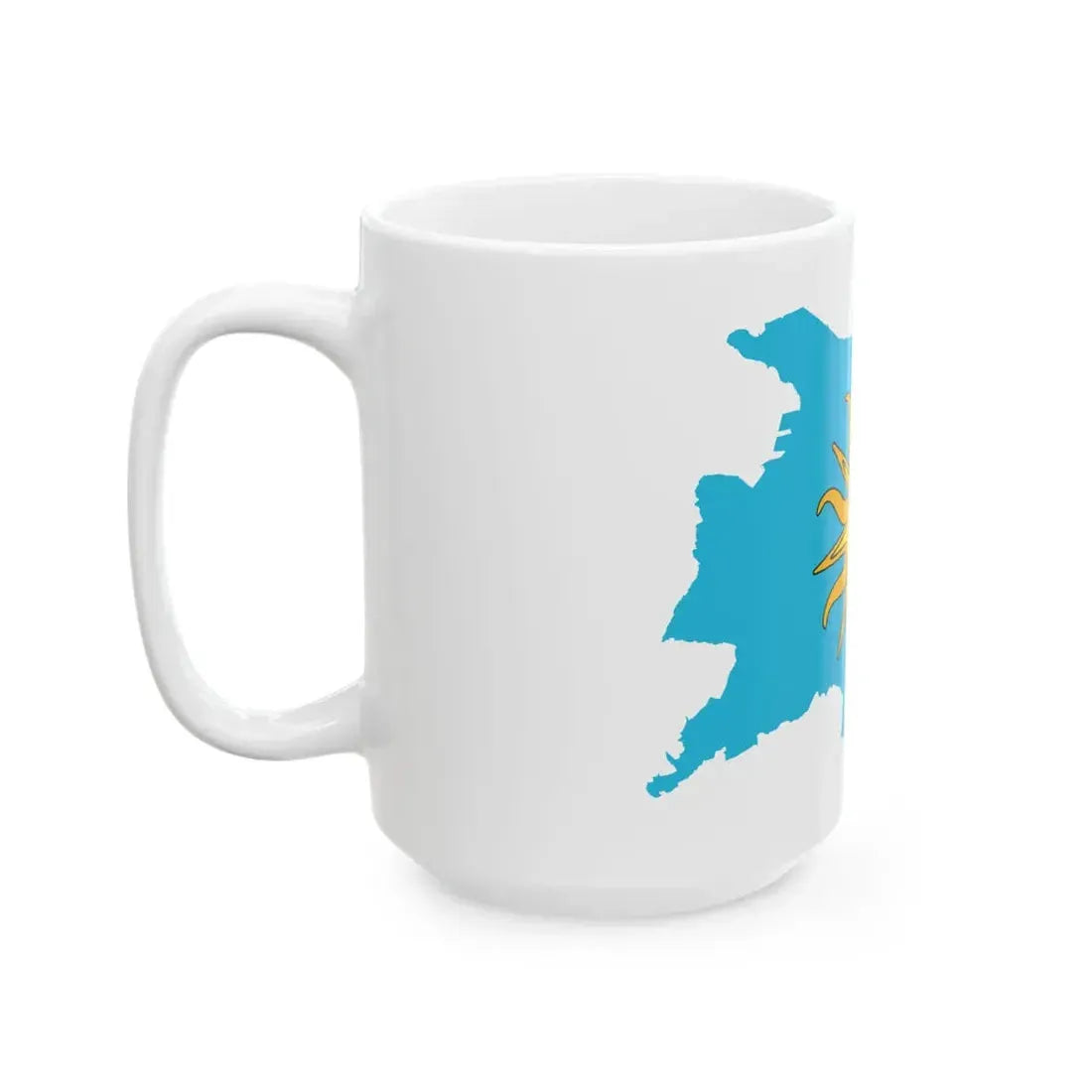 Flag-map of Koper (Slovenia) White Coffee Mug - Go Mug Yourself