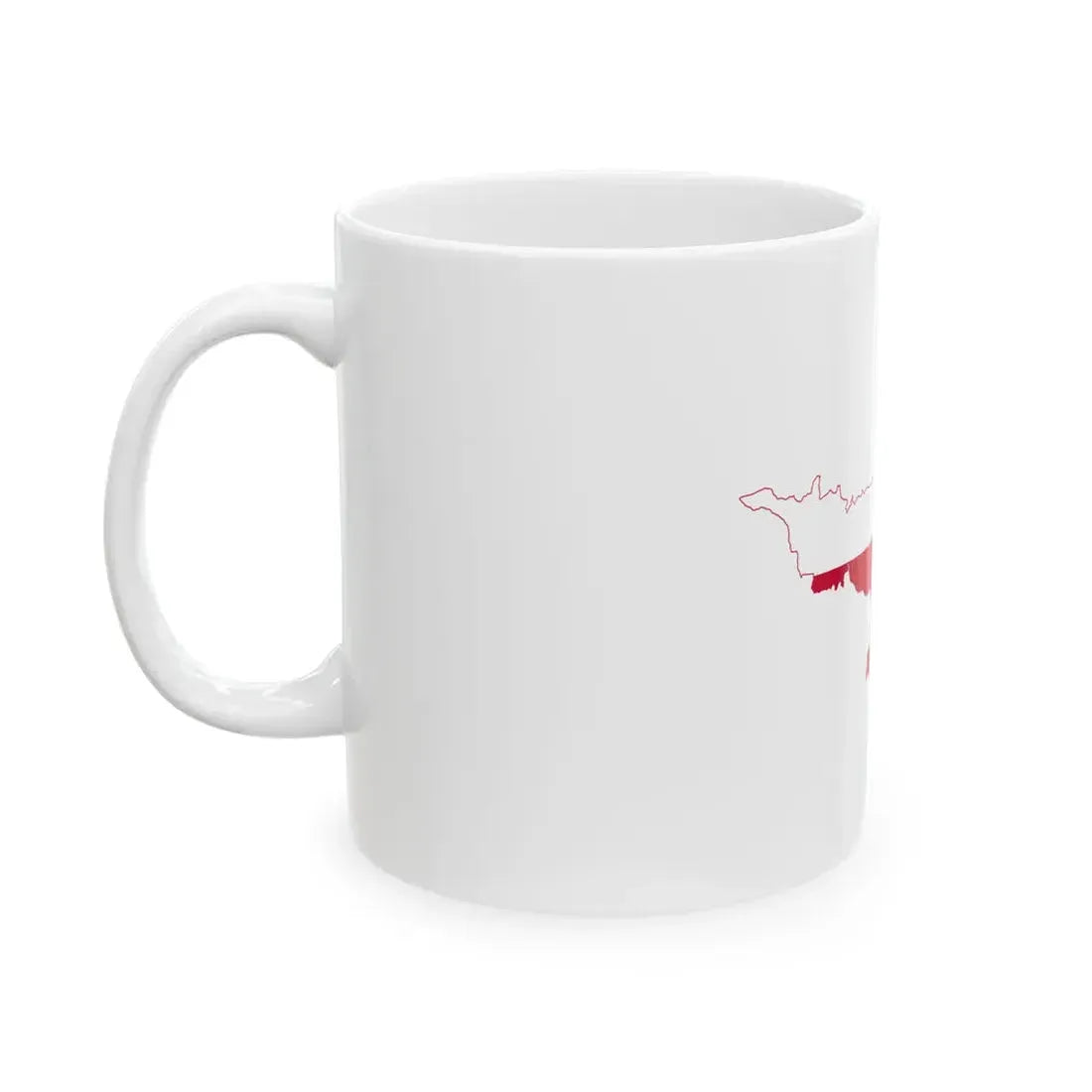 Flag-map of Kranj (Slovenia) White Coffee Mug - Go Mug Yourself