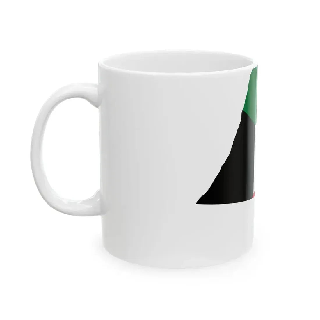 Flag-map of Kuwait (Kuwait) White Coffee Mug - Go Mug Yourself