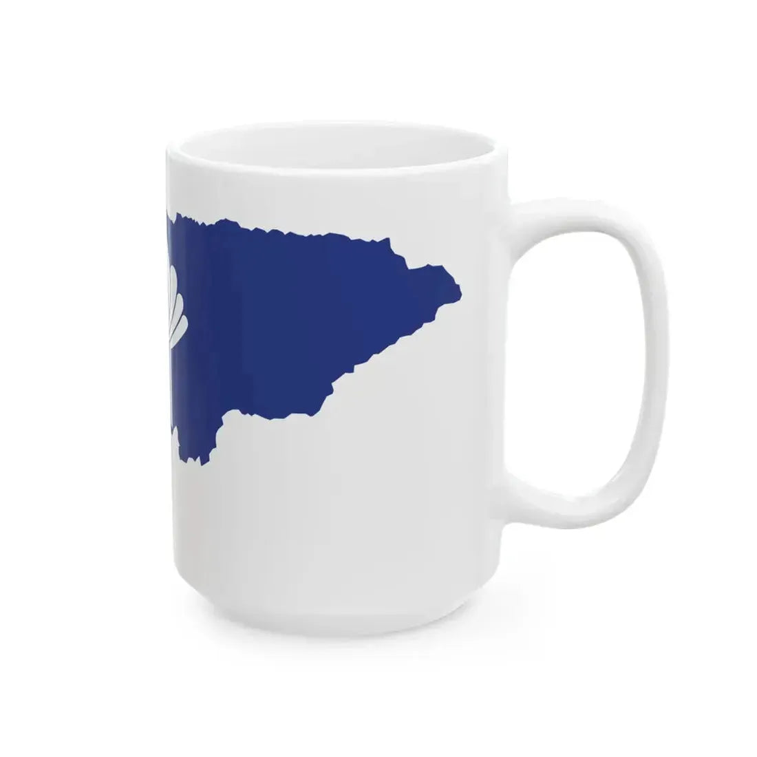 Flag-map of Kyrgyzstan CIS (Kyrgyzstan) White Coffee Mug - Go Mug Yourself