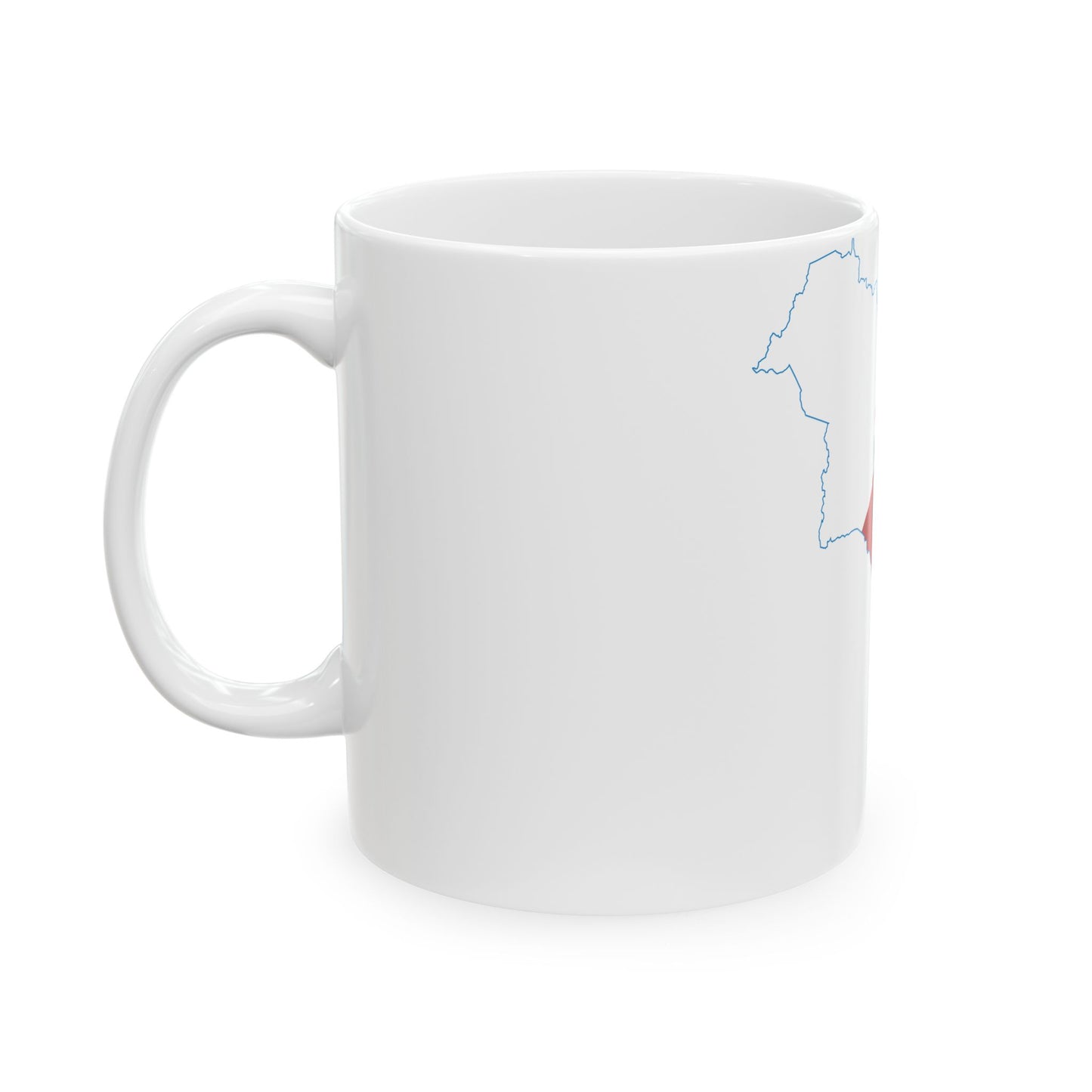 Flag-map of La Rioja Province Argentina (Argentina) White Coffee Mug-Go Mug Yourself