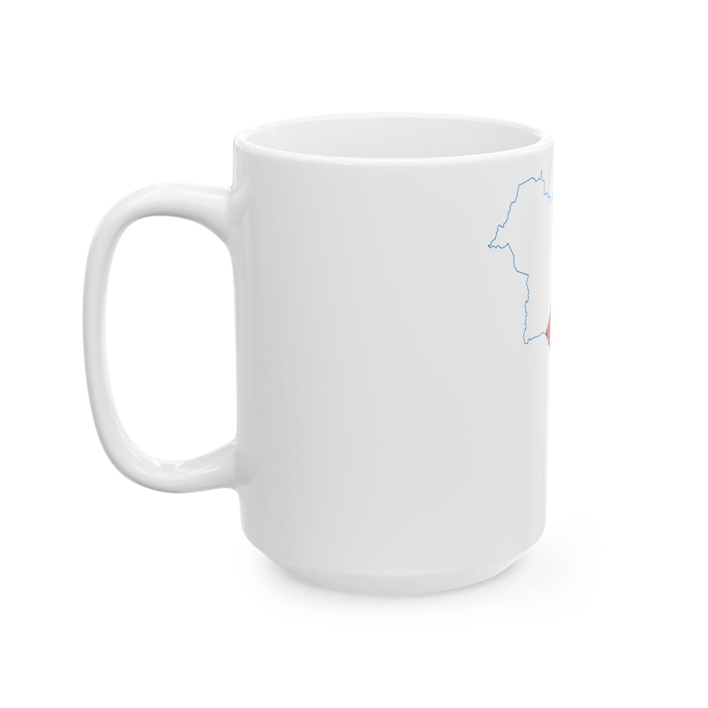 Flag-map of La Rioja Province Argentina (Argentina) White Coffee Mug-Go Mug Yourself