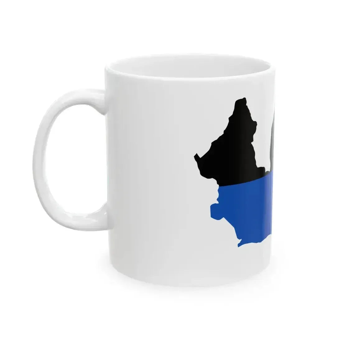 Flag map of Latina Italy (Italy) White Coffee Mug - Go Mug Yourself