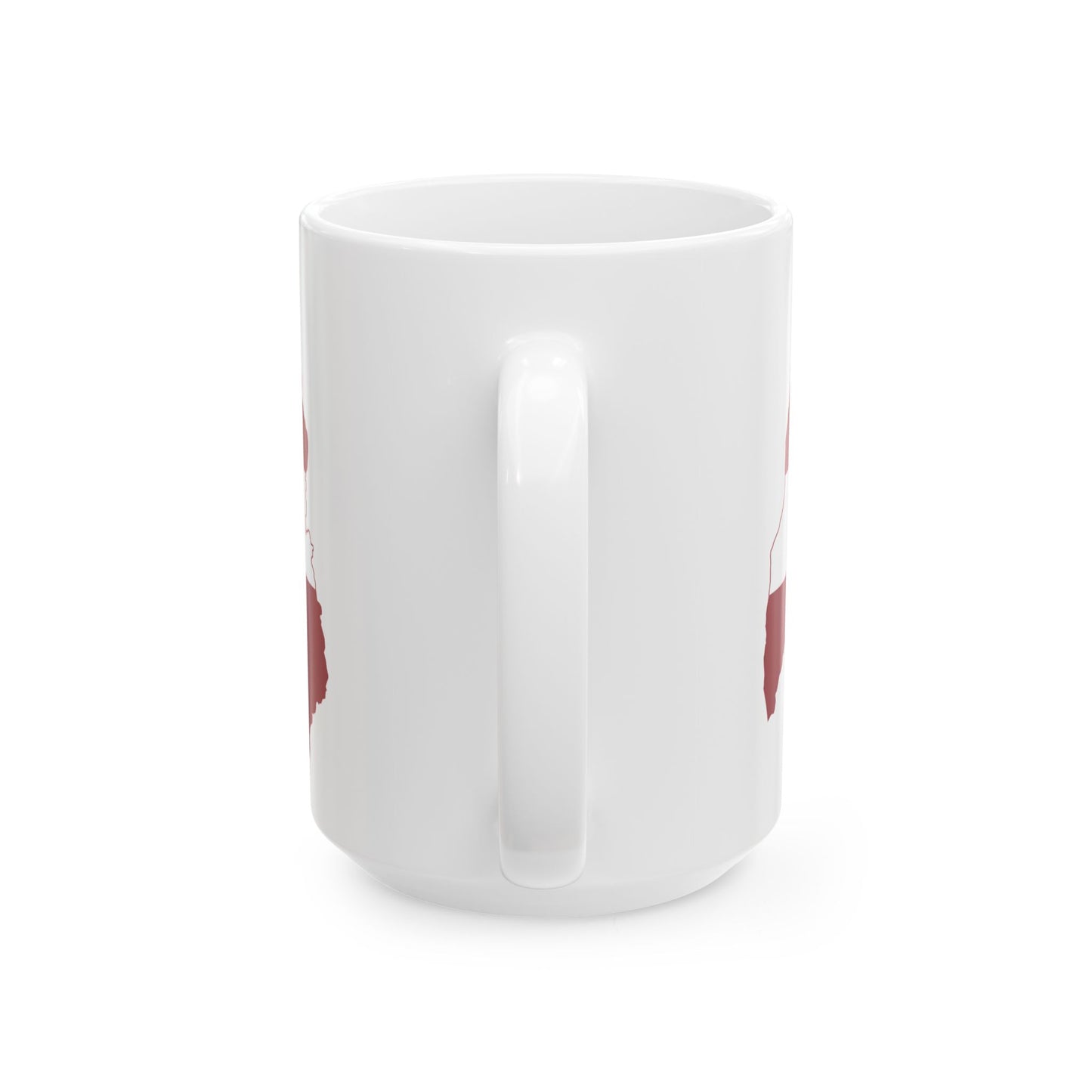 Flag-map of Latvia (Latvia) White Coffee Mug-Go Mug Yourself