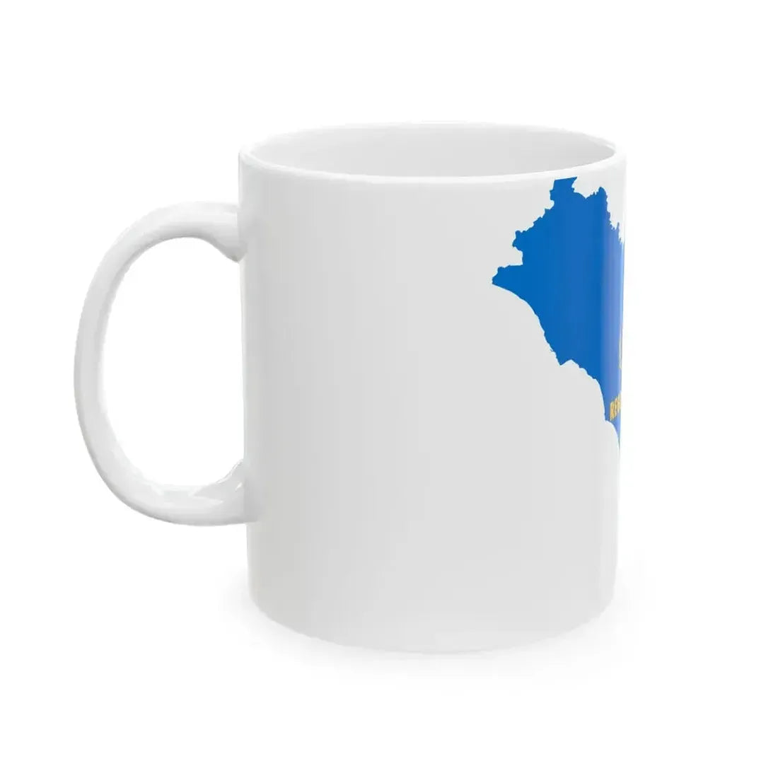 Flag map of Lazio (Italy) White Coffee Mug - Go Mug Yourself