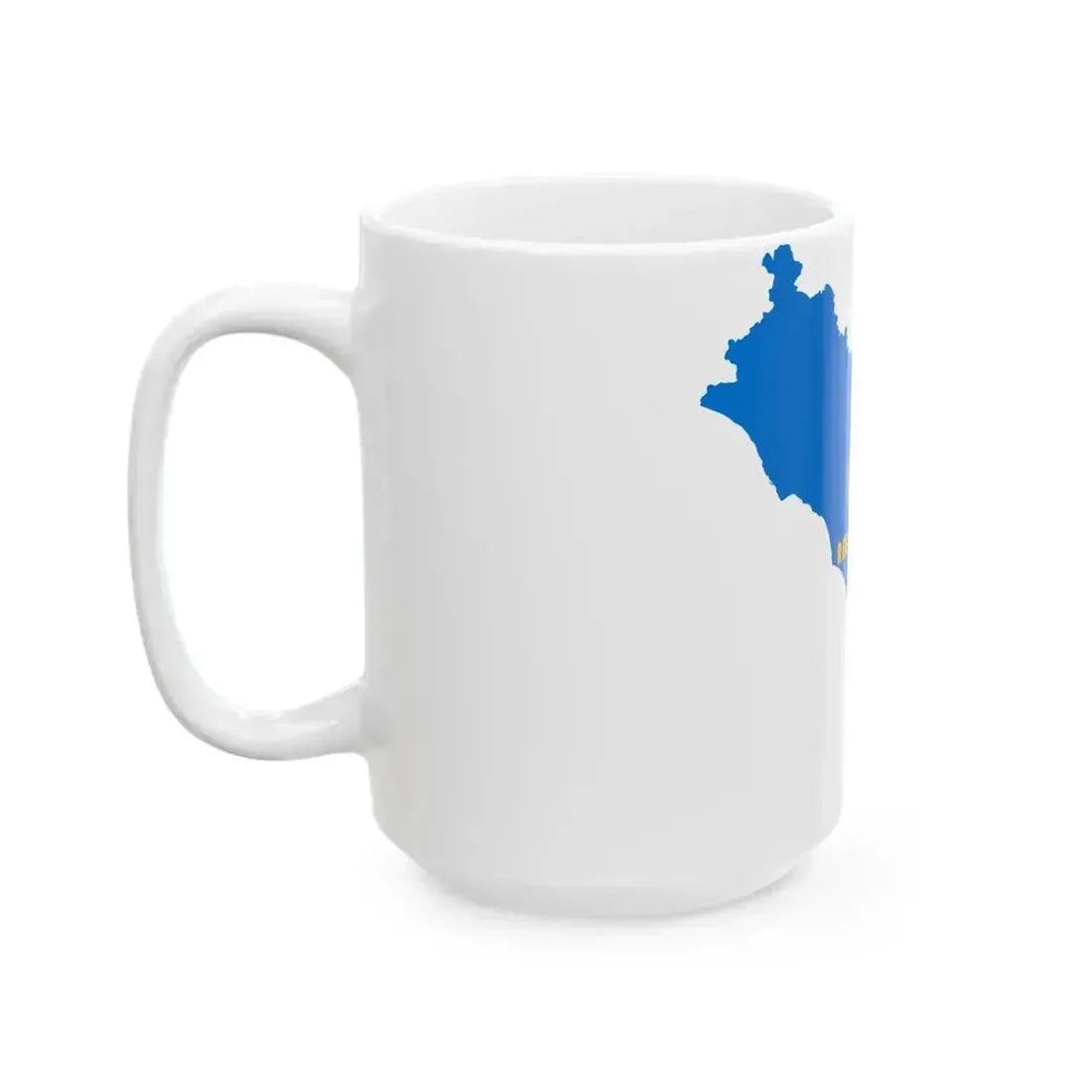 Flag map of Lazio (Italy) White Coffee Mug - Go Mug Yourself