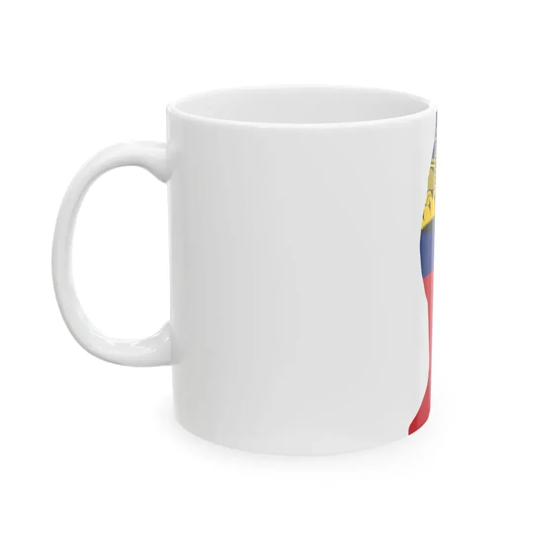 Flag-map of Liechtenstein (Liechtenstein) White Coffee Mug - Go Mug Yourself