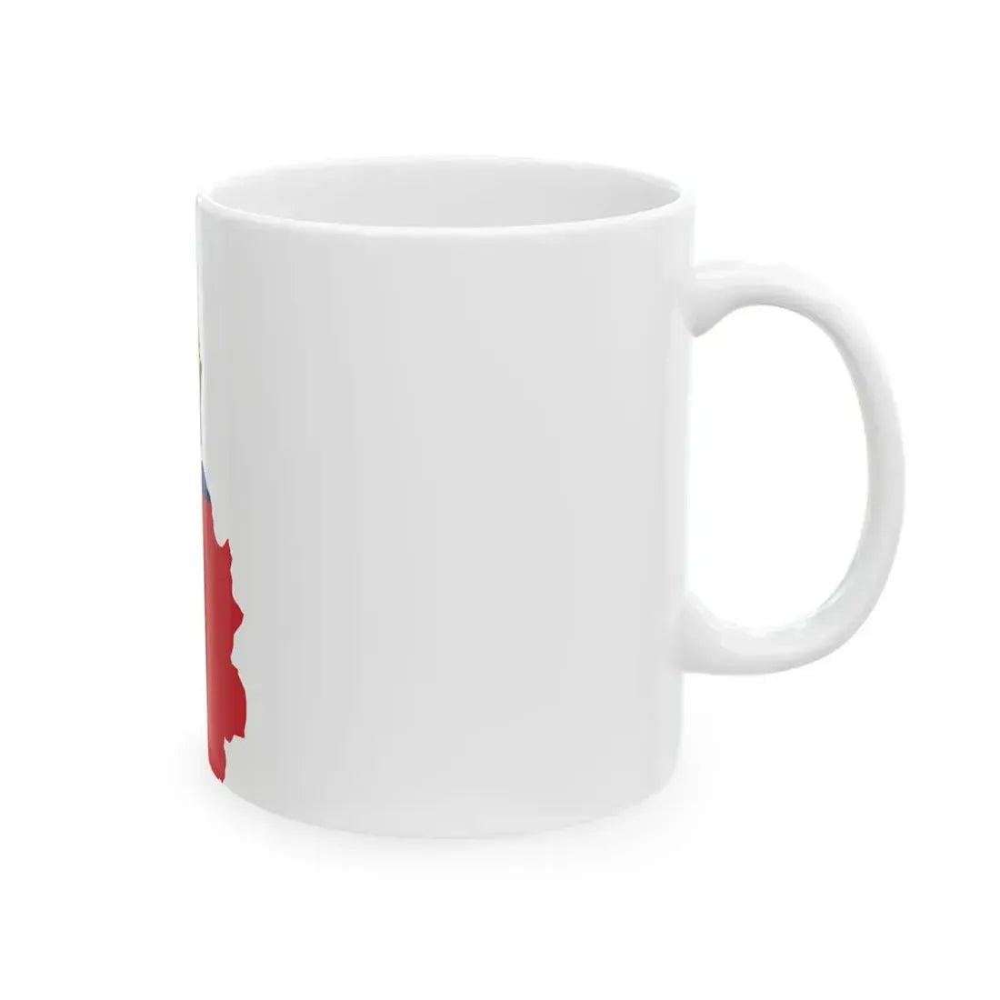 Flag-map of Liechtenstein (Liechtenstein) White Coffee Mug - Go Mug Yourself